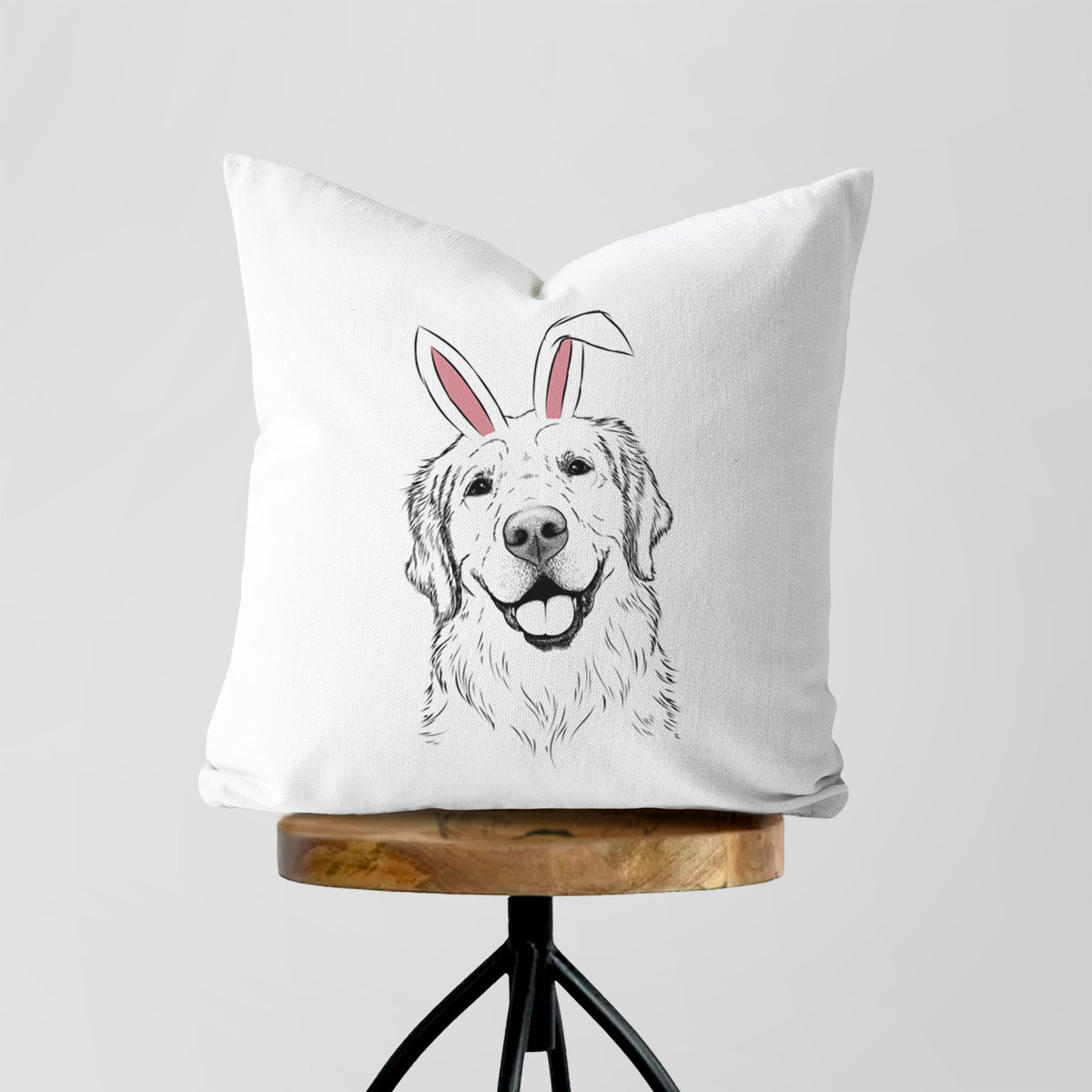 Griffin the Golden Retriever - Throw Pillow Cover
