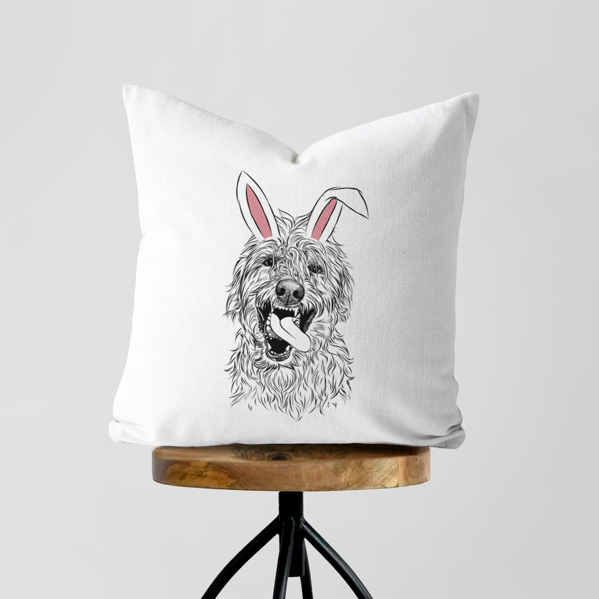 Groot the Irish Wolfhound - Throw Pillow Cover