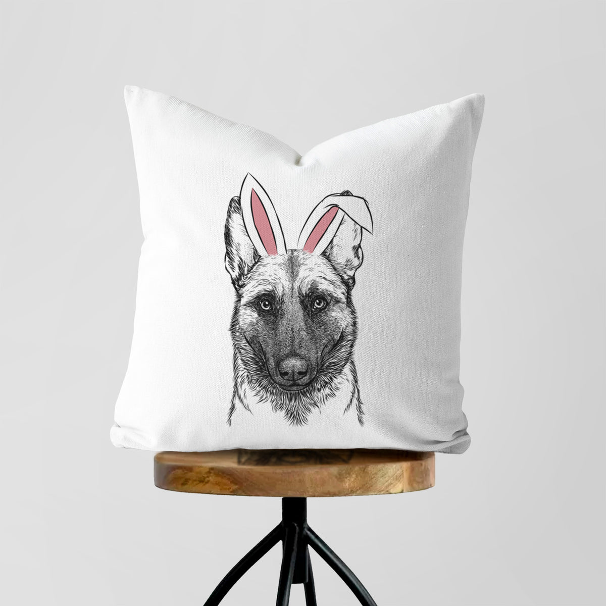 Gunther the Belgian Malinois - Throw Pillow Cover