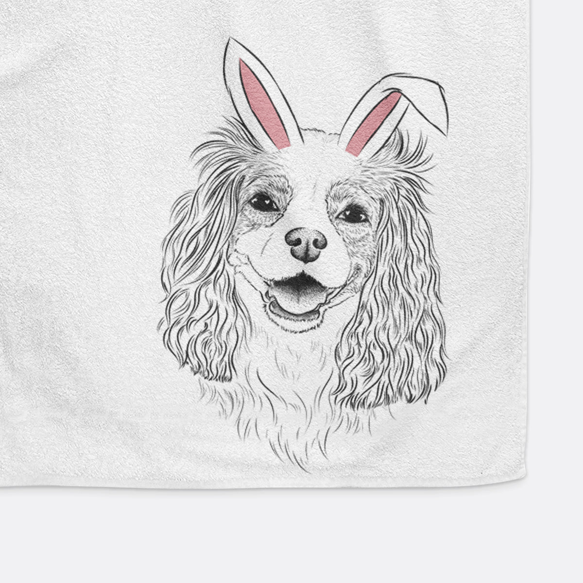 Halley Comet the Cavalier King Charles Spaniel Premium Hand Towel
