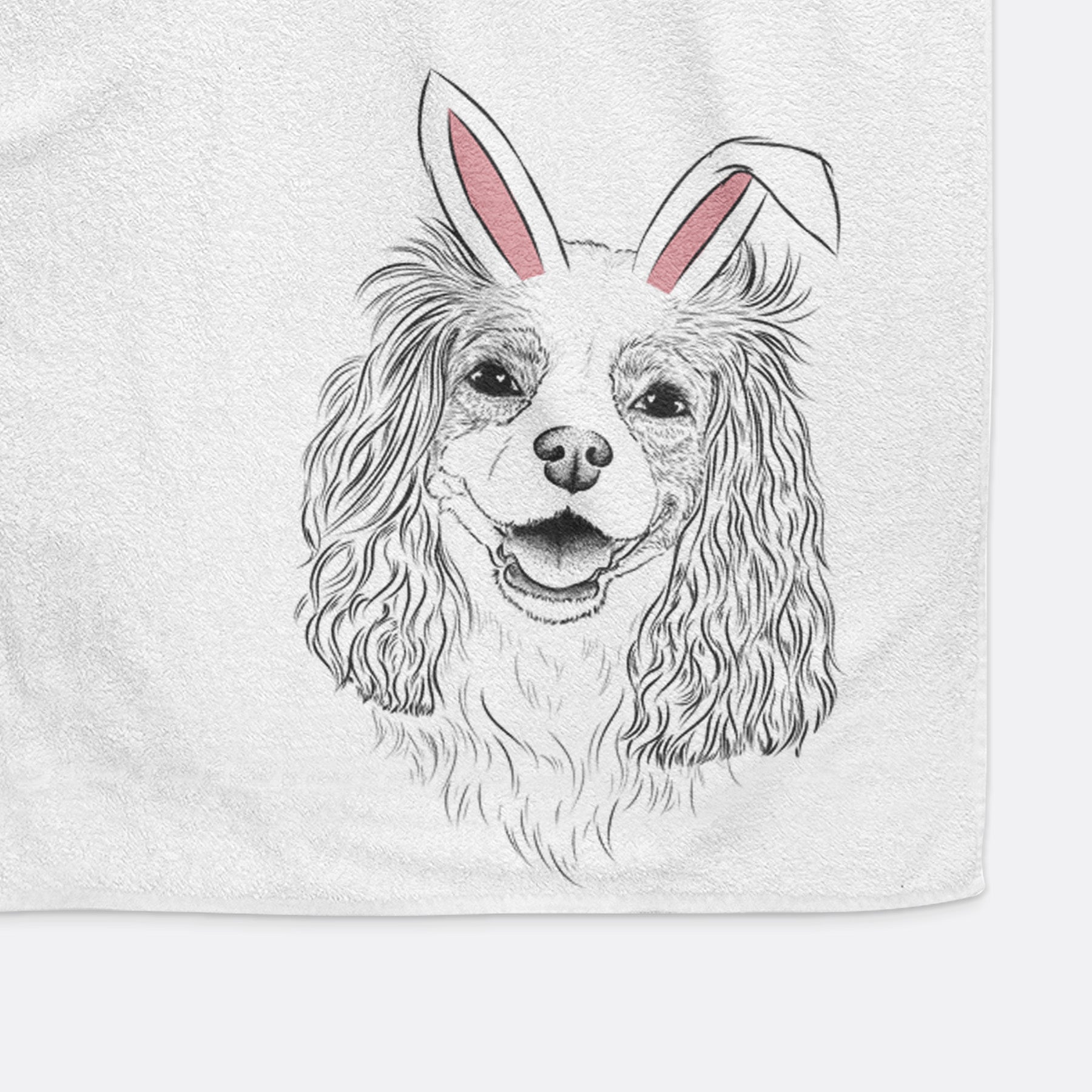 Halley Comet the Cavalier King Charles Spaniel Premium Hand Towel