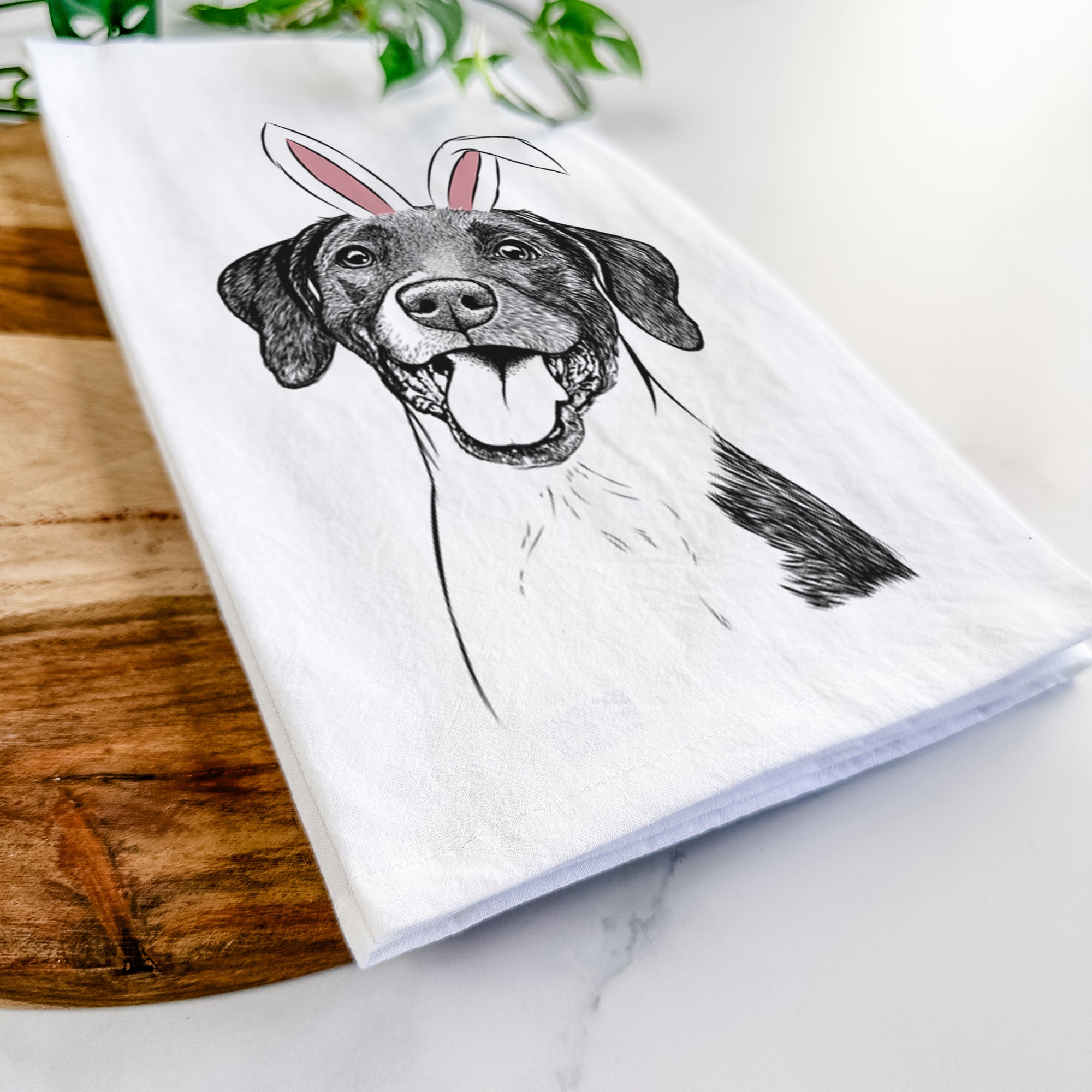 Harper the Mixed Breed Tea Towel