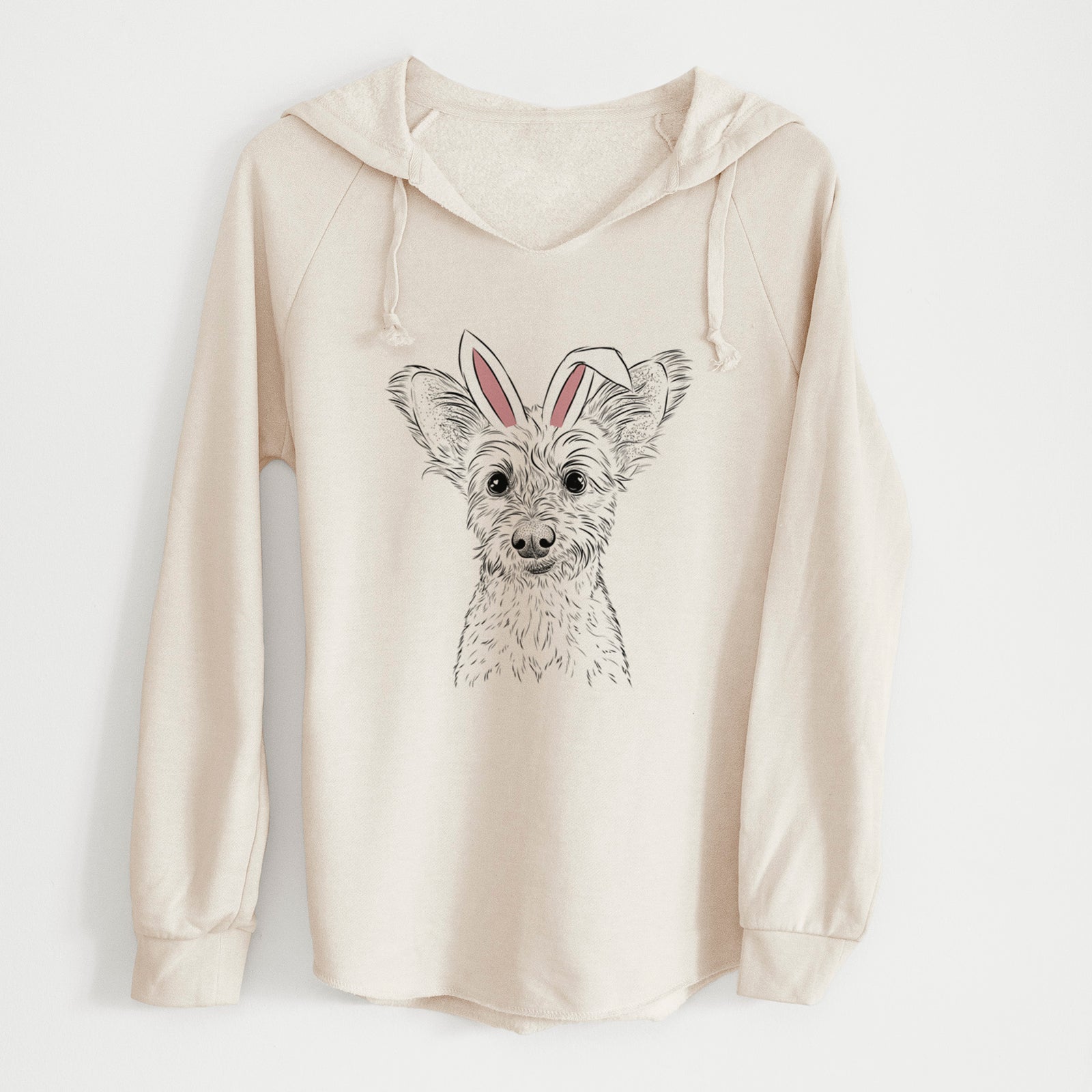Easter Heidi the Schnauzer Mix - Cali Wave Hooded Sweatshirt