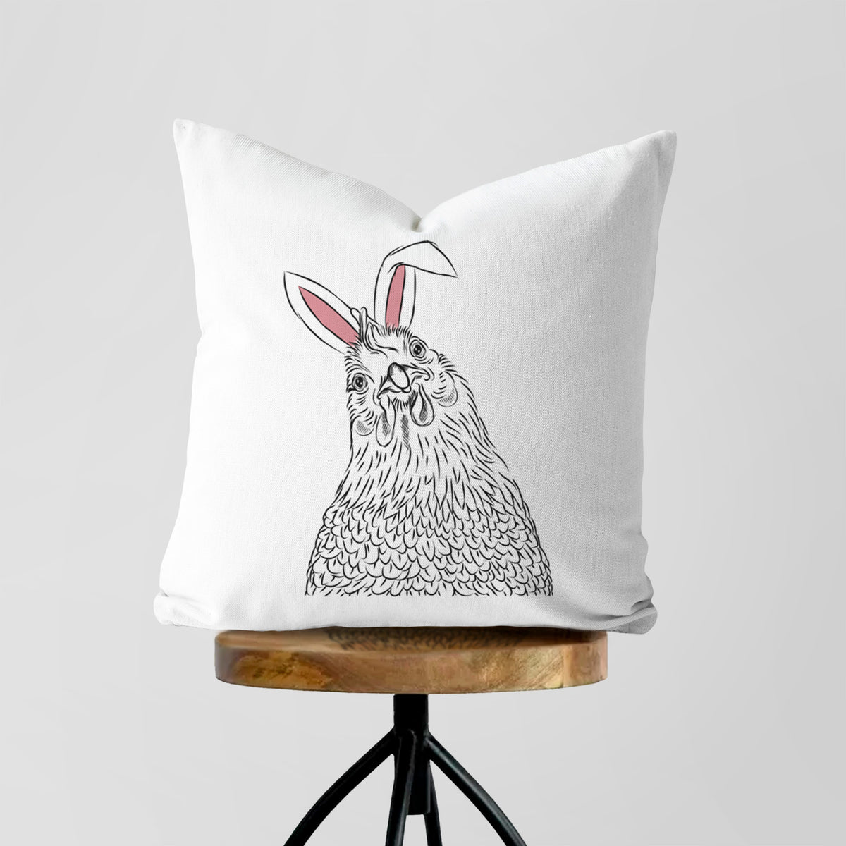 Henrietta the Chicken - Throw Pillow Cover
