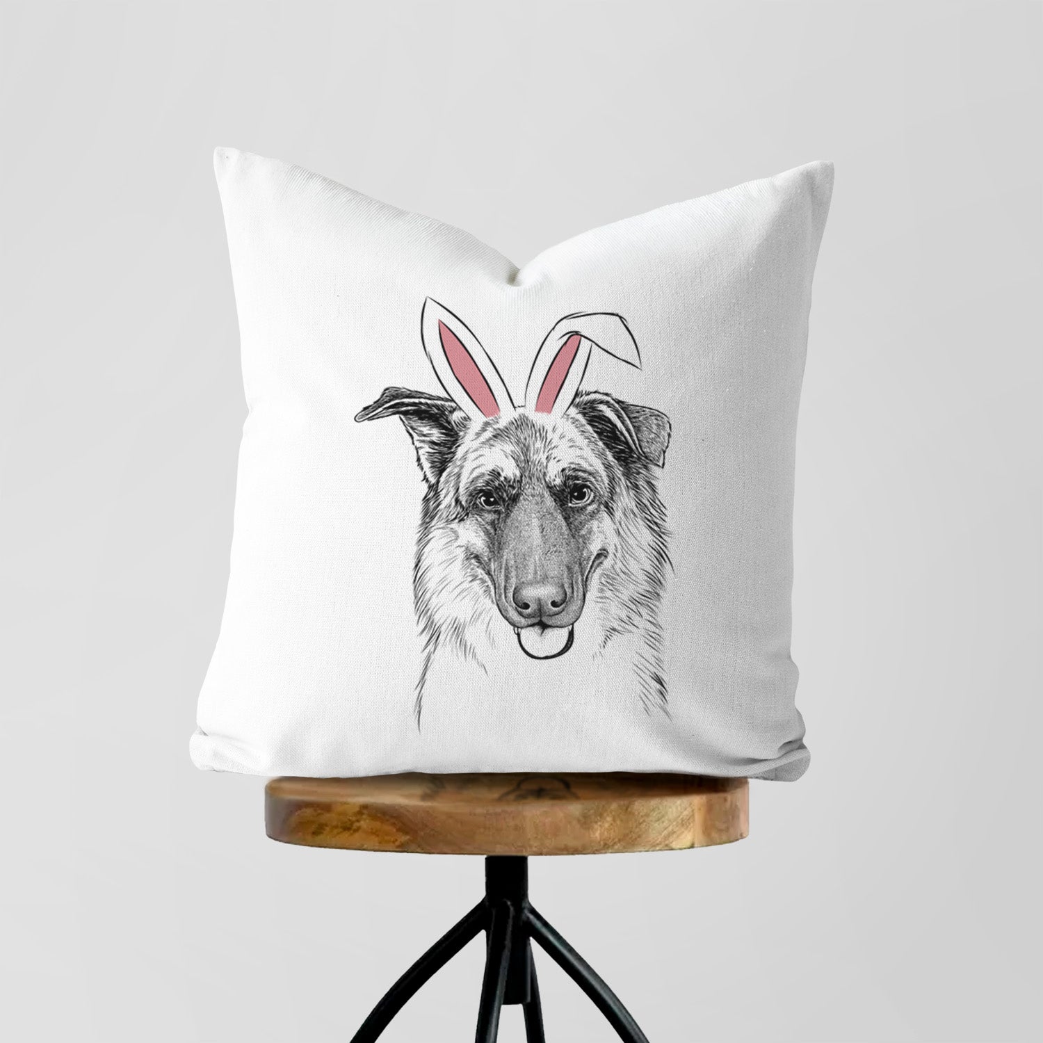 Henry the German Shepherd - Throw Pillow Cover