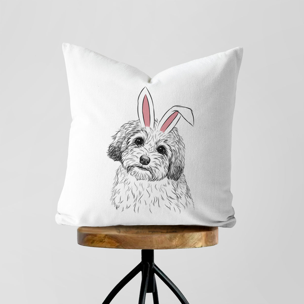 Henry the Havanese - Throw Pillow Cover