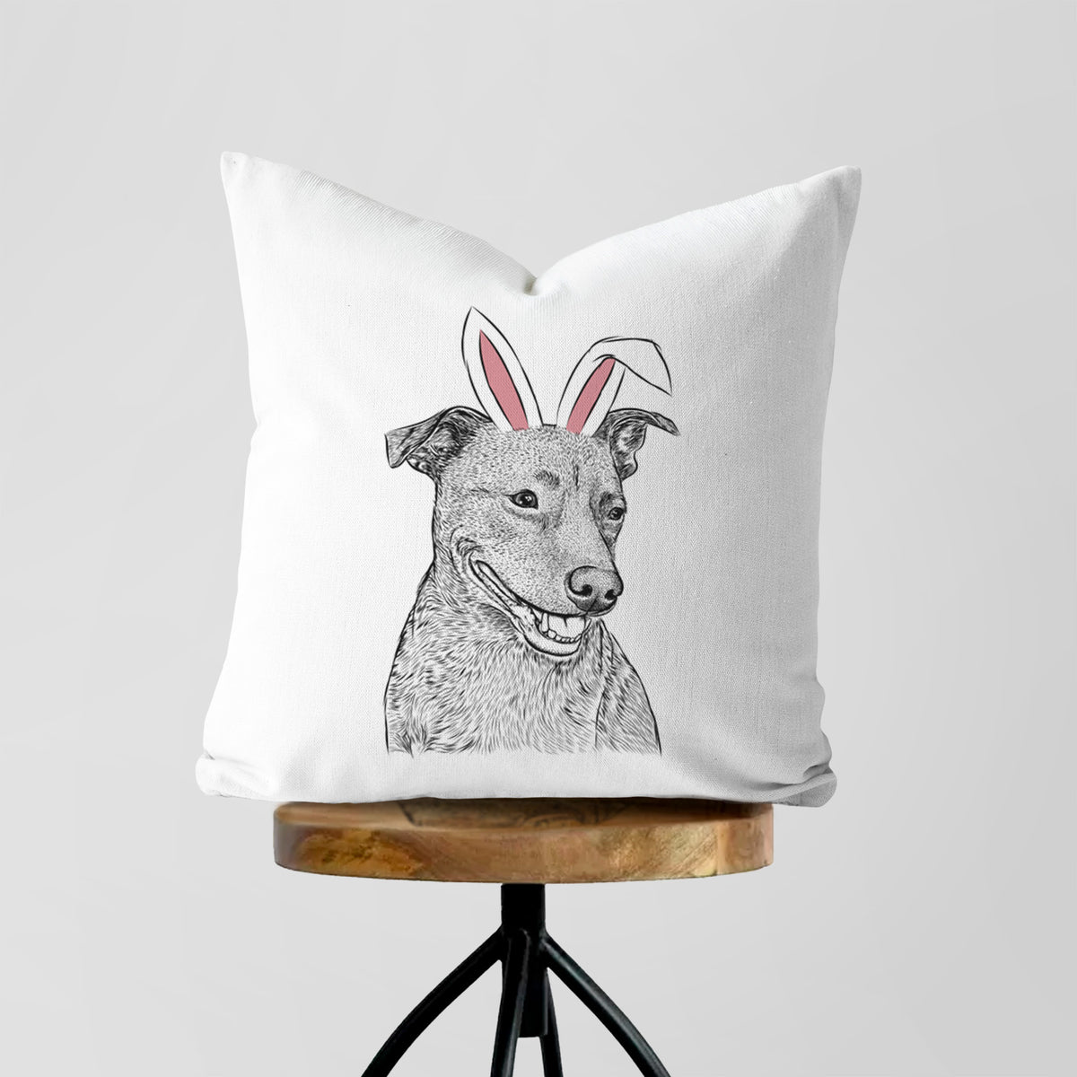 Honey the Lab Pit Mix - Throw Pillow Cover