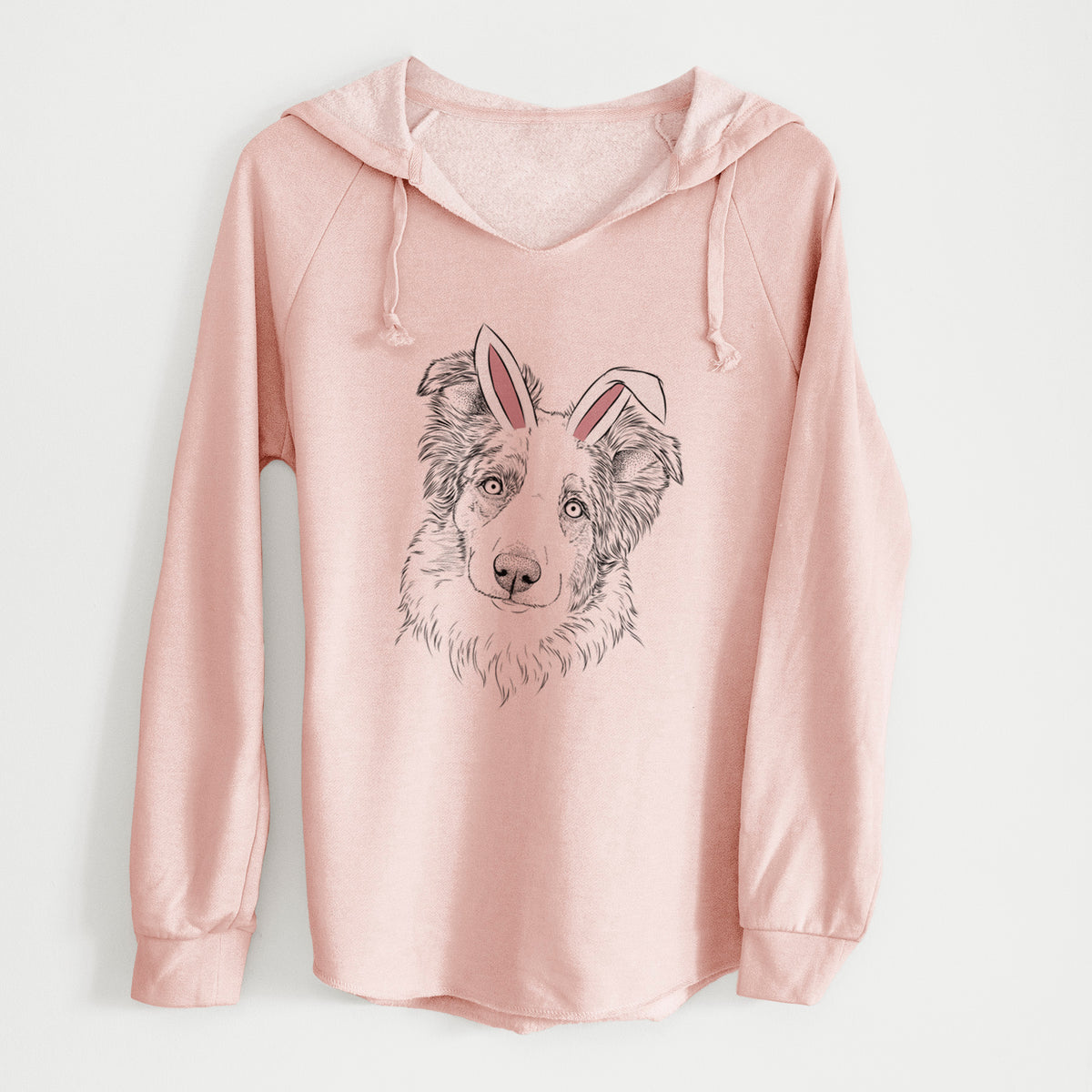 Easter HoneyBee the Miniature Australian Shepherd - Cali Wave Hooded Sweatshirt