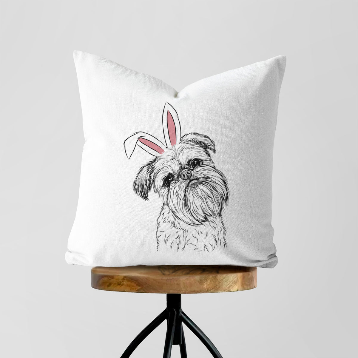 Jasper Joe the Brussels Griffon - Throw Pillow Cover