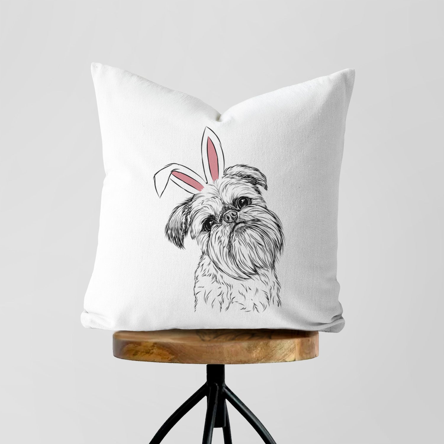 Jasper Joe the Brussels Griffon - Throw Pillow Cover
