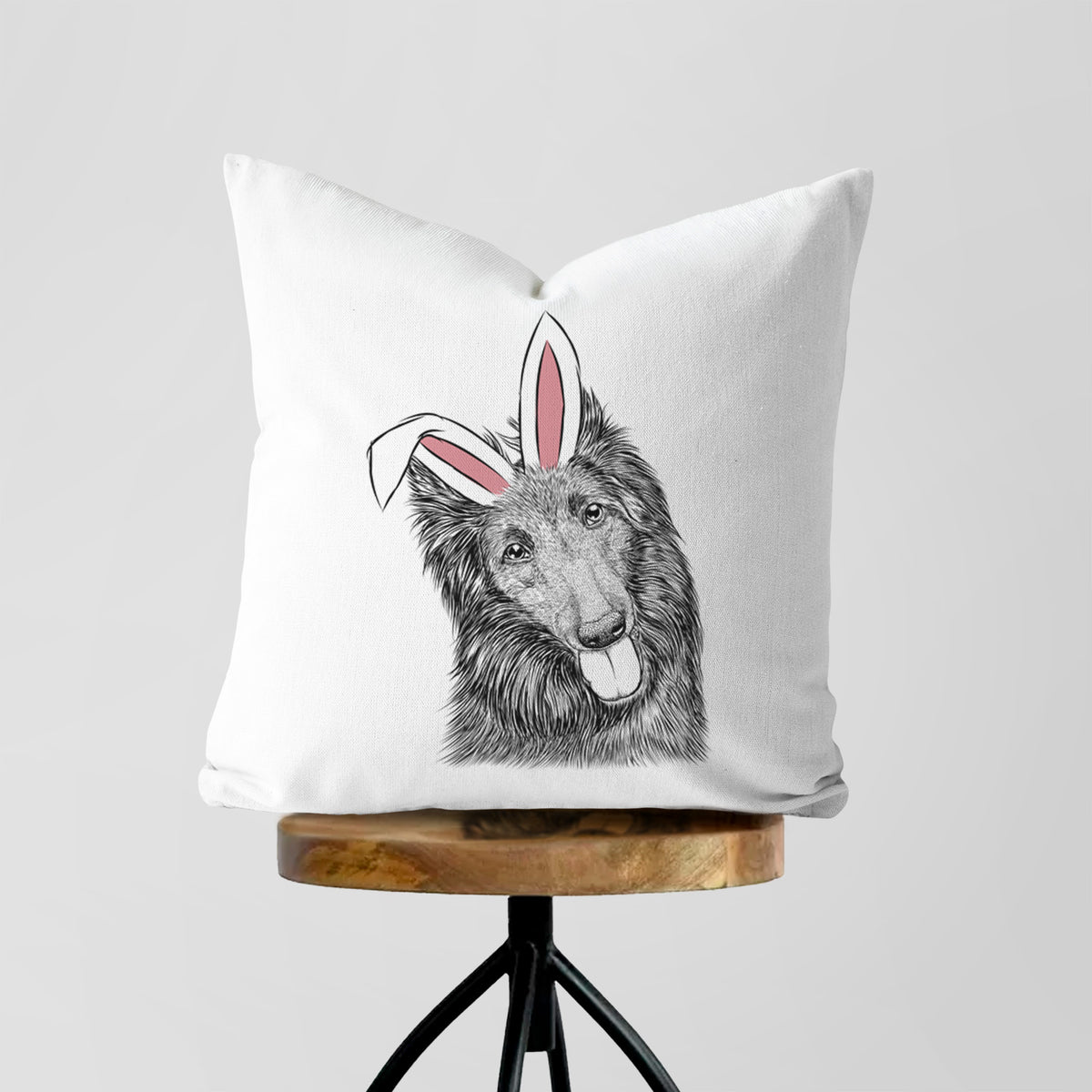 Jaxx the Belgian Tervuren - Throw Pillow Cover