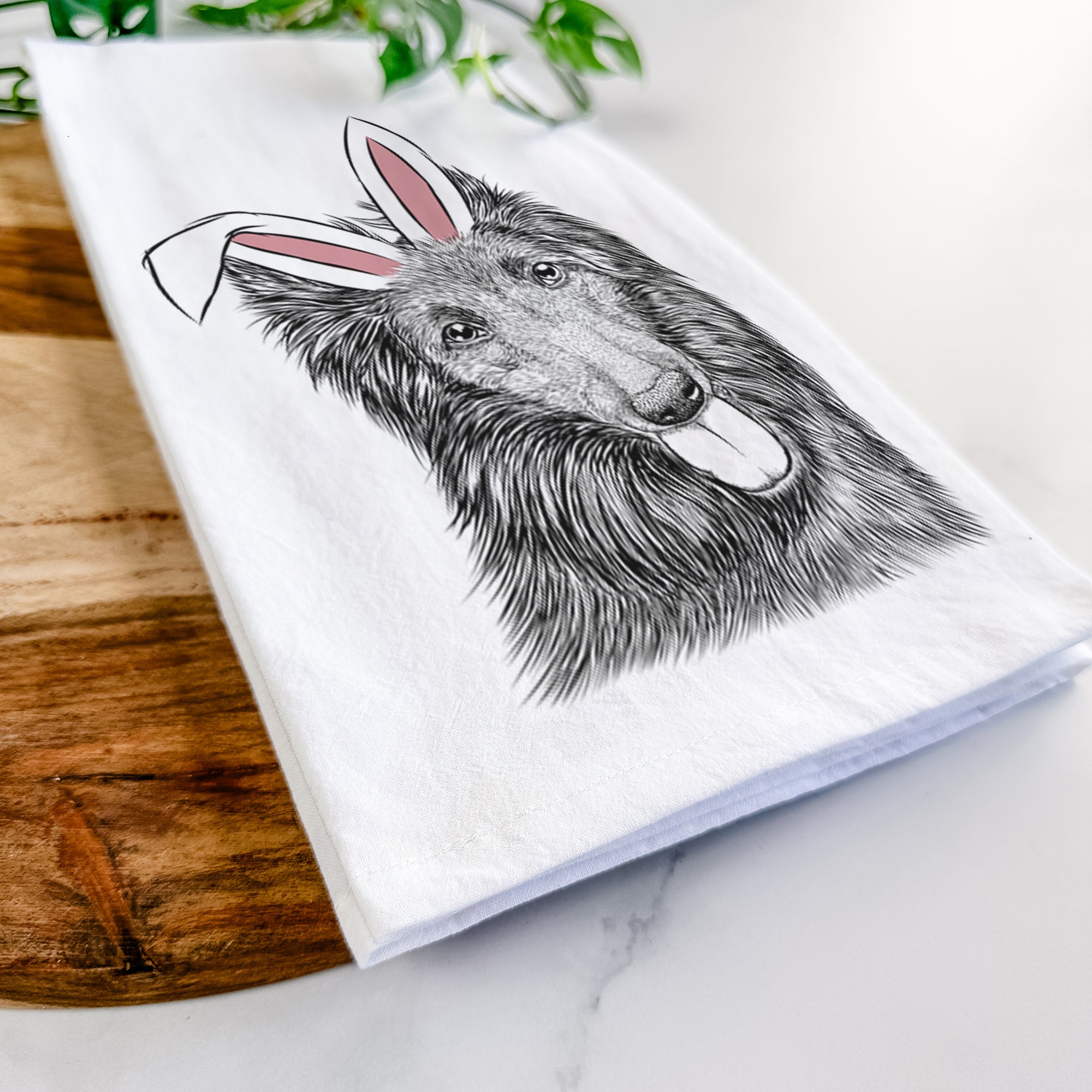 Jaxx the Belgian Tervuren Tea Towel