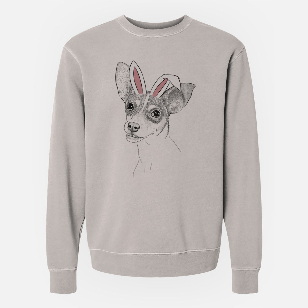 Easter Kailani the Chihuahua Mix - Unisex Pigment Dyed Crew Sweatshirt