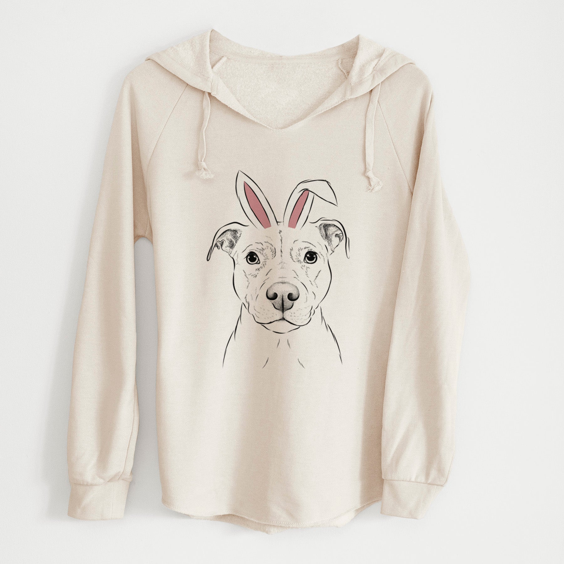 Easter Khaleesi the Pitbull - Cali Wave Hooded Sweatshirt