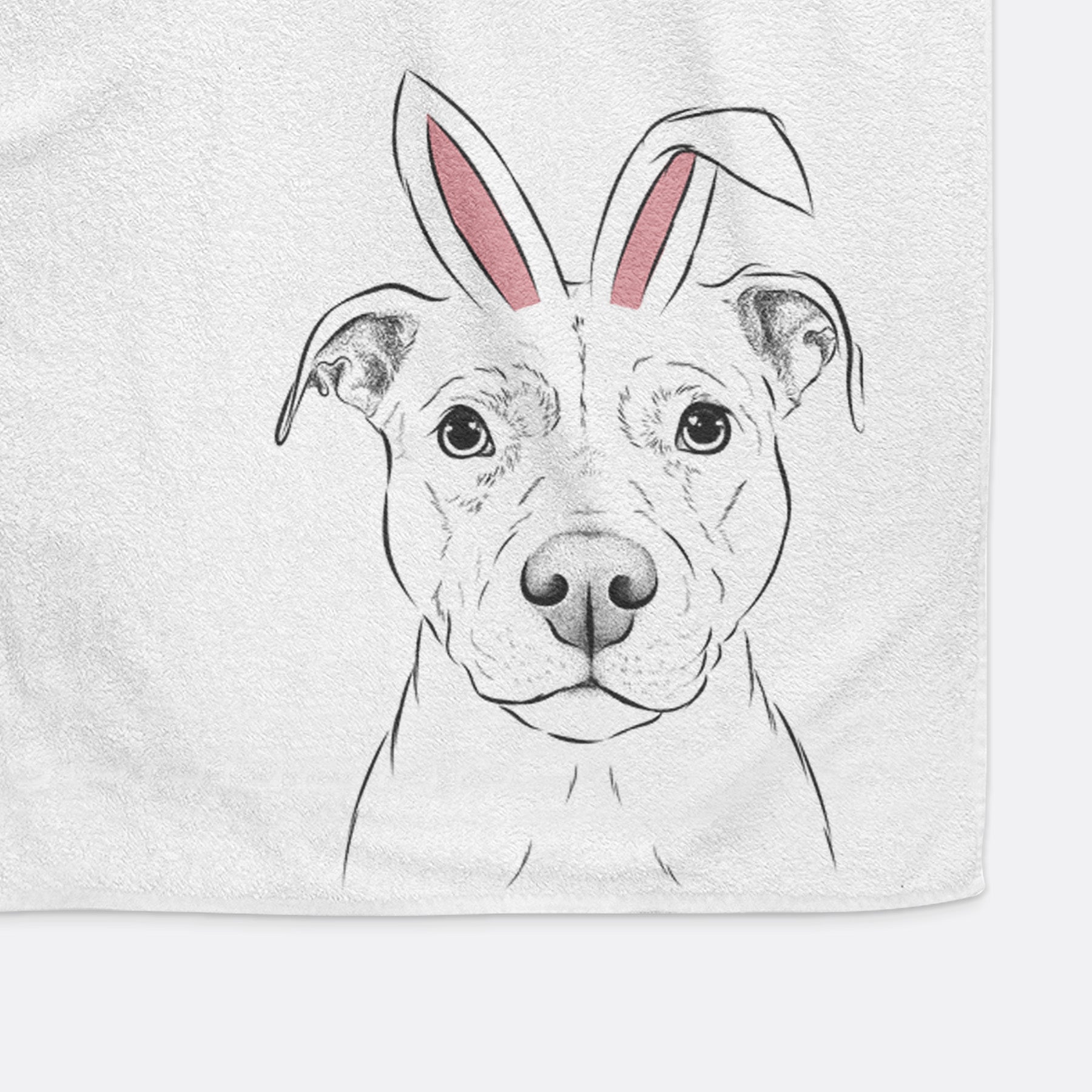 Khaleesi the Pitbull Decorative Hand Towel