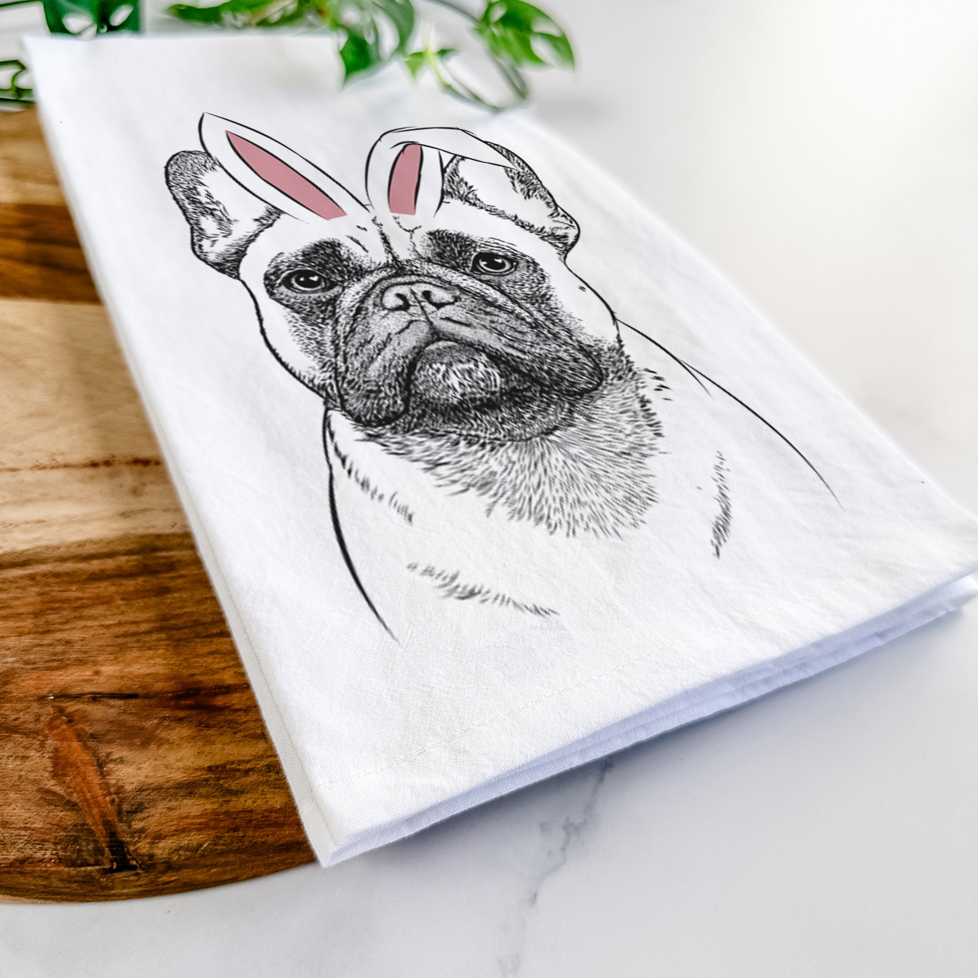 Kingsleigh the French Bulldog Tea Towel