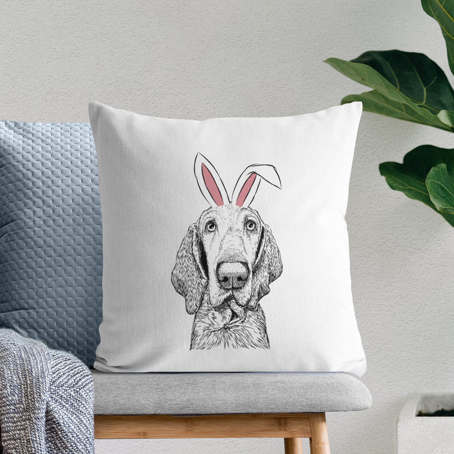 Kylie the Bracco Italiano - Throw Pillow Cover
