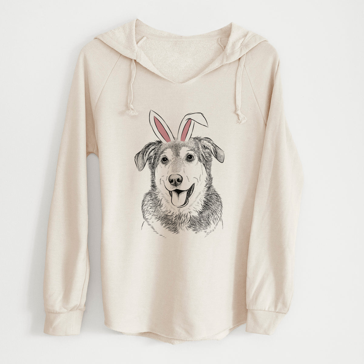 Easter Lance the Lab/Shepherd Mix - Cali Wave Hooded Sweatshirt