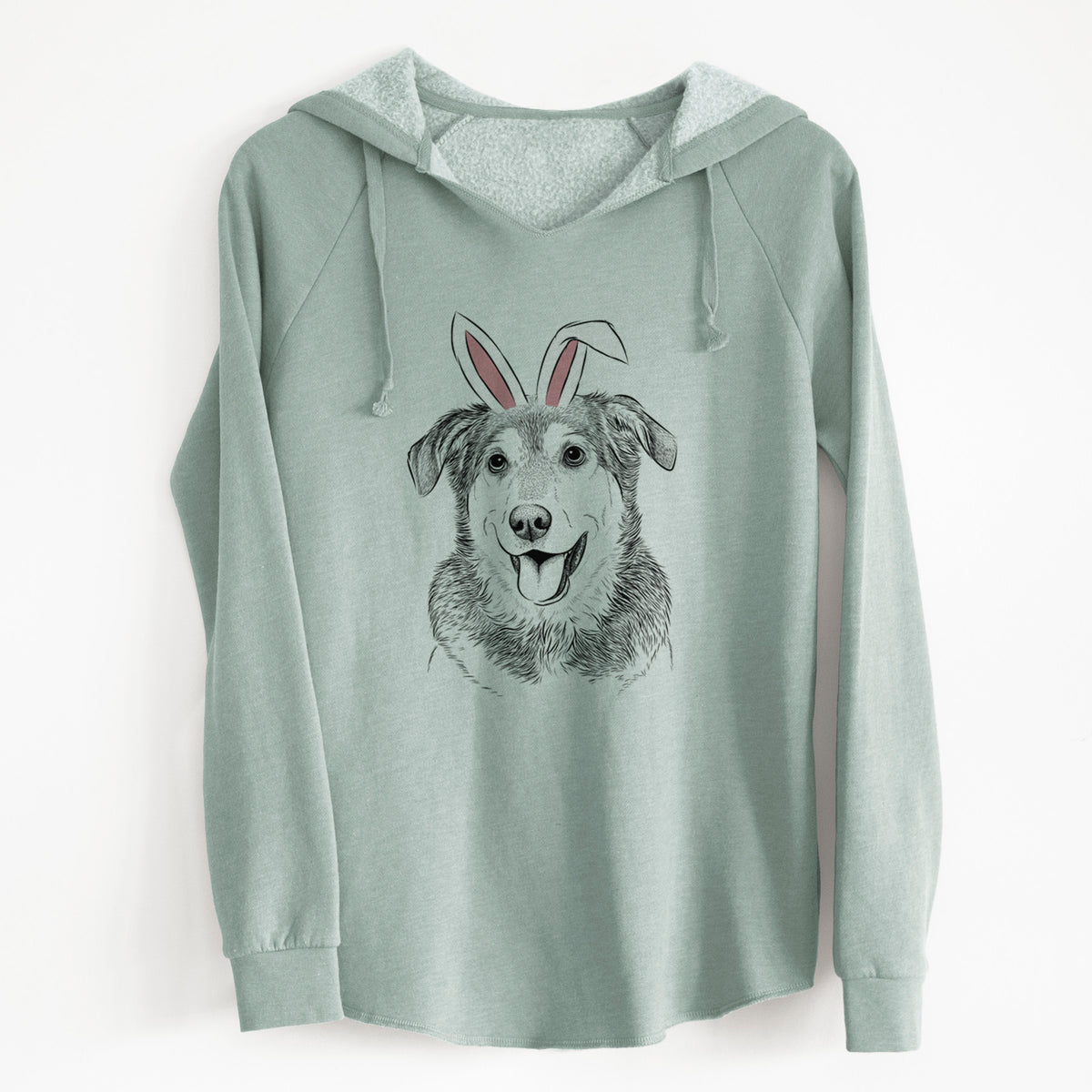 Easter Lance the Lab/Shepherd Mix - Cali Wave Hooded Sweatshirt