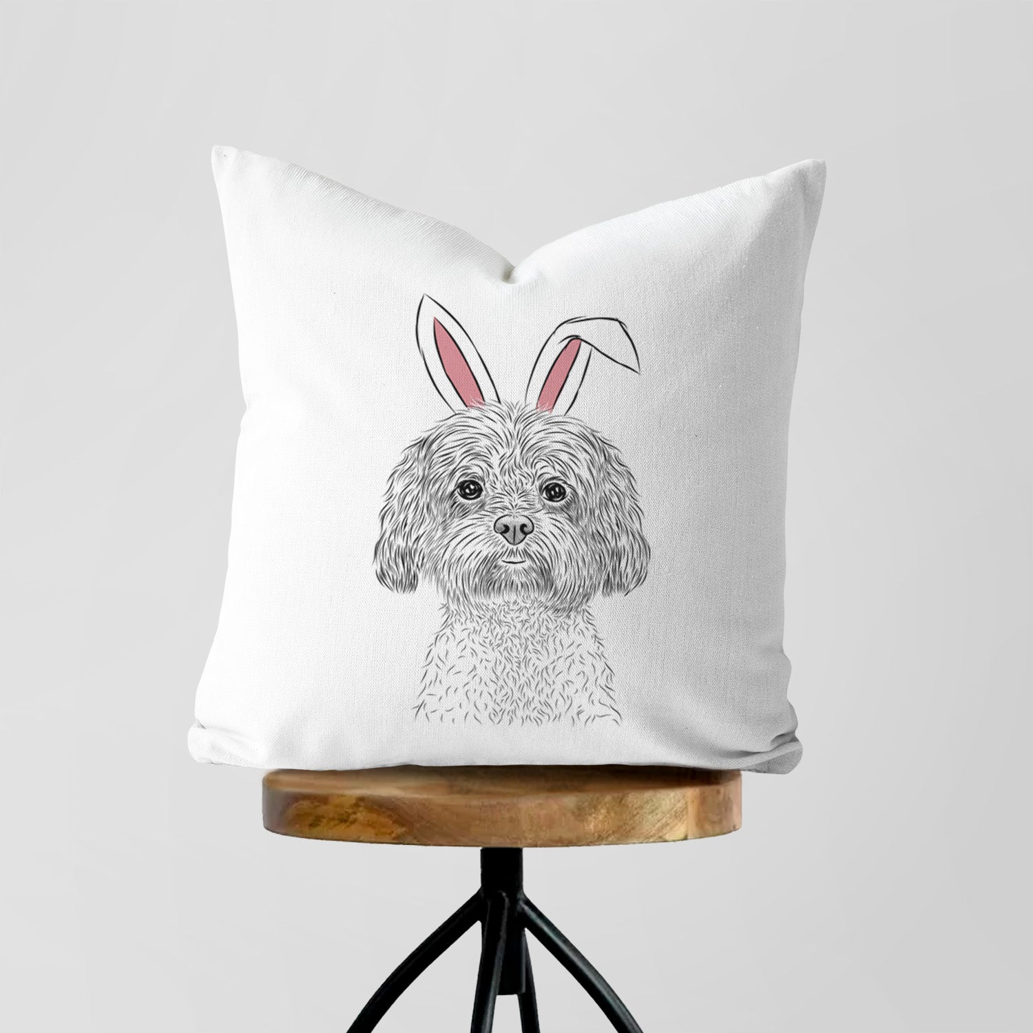 Lane the Lhasa Apso - Throw Pillow Cover