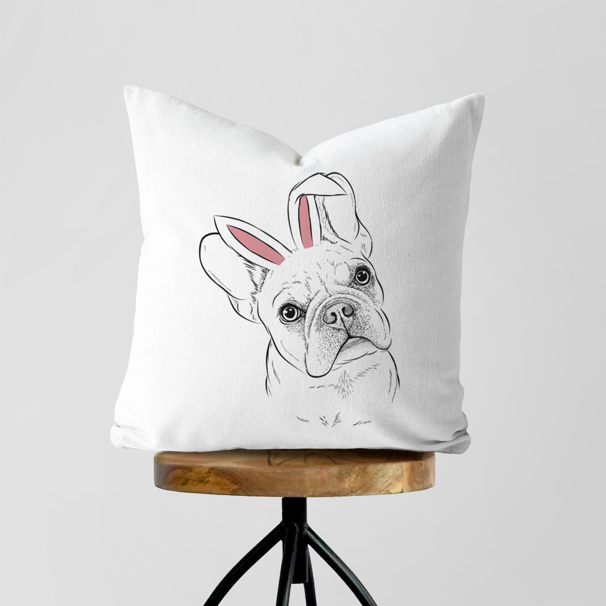 Loki the French Bulldog - Throw Pillow Cover
