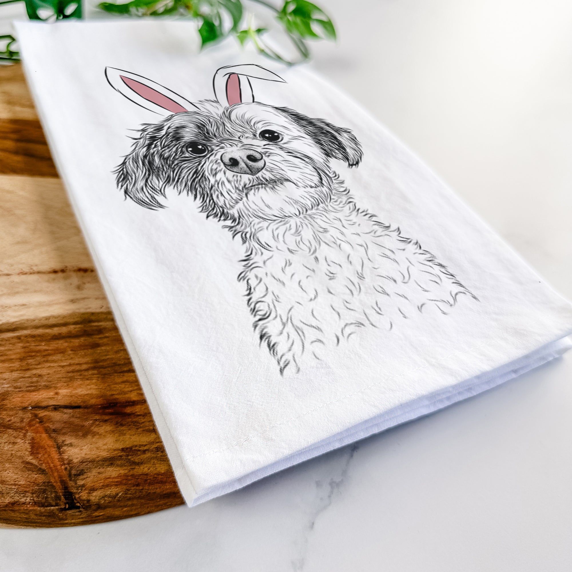 Louise the Havanese Tea Towel