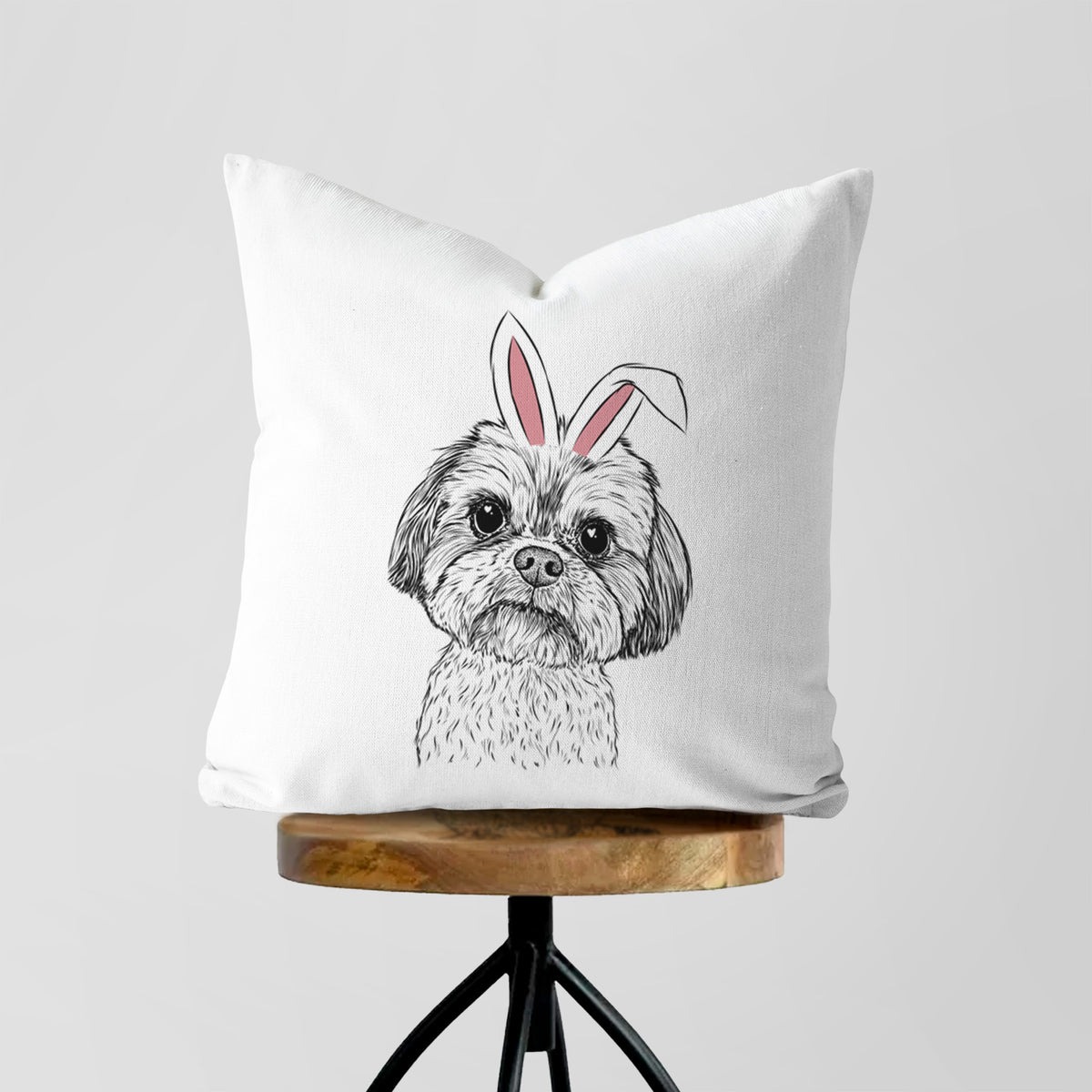 Lucy the Shorkie - Throw Pillow Cover