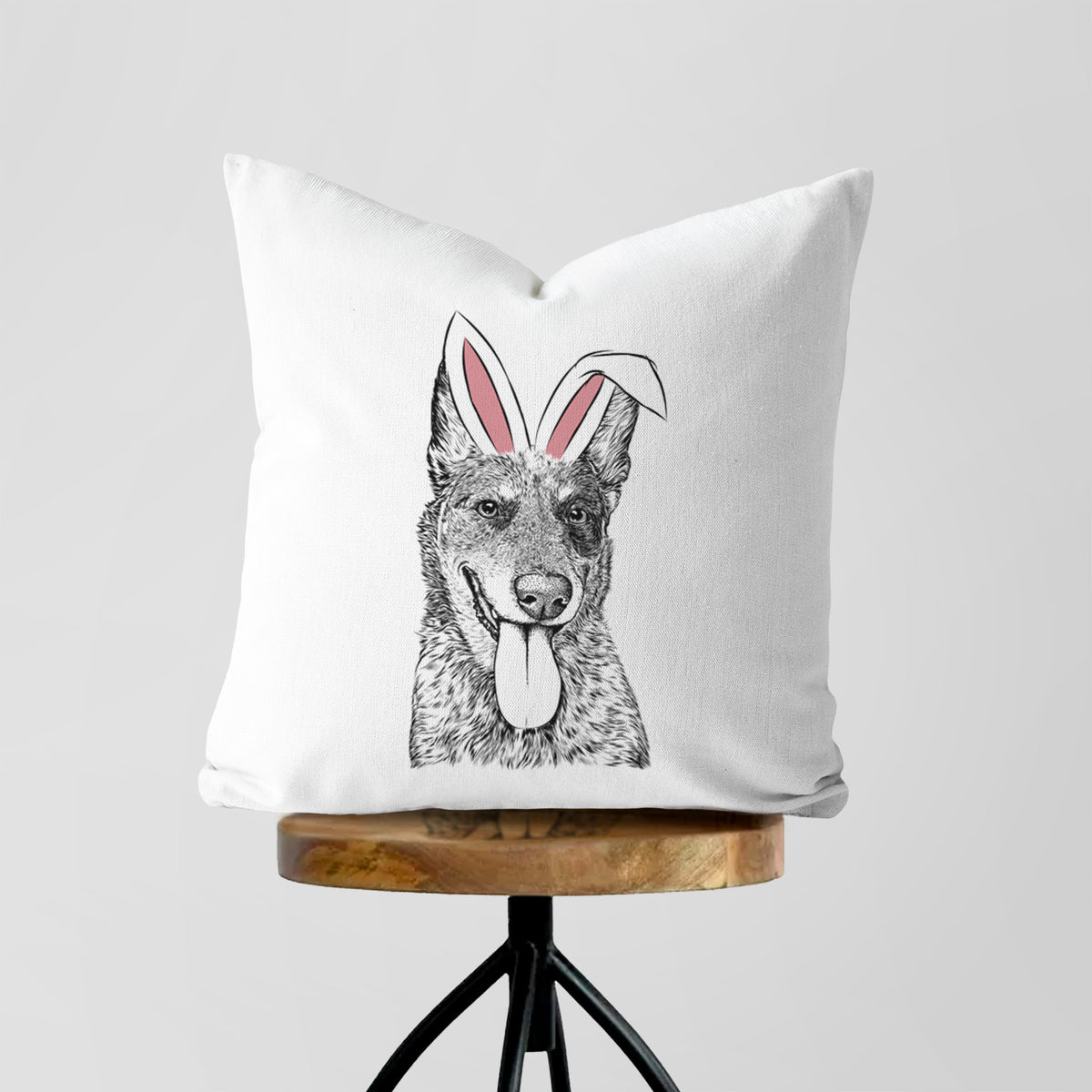 Madison the Blue Heeler - Throw Pillow Cover
