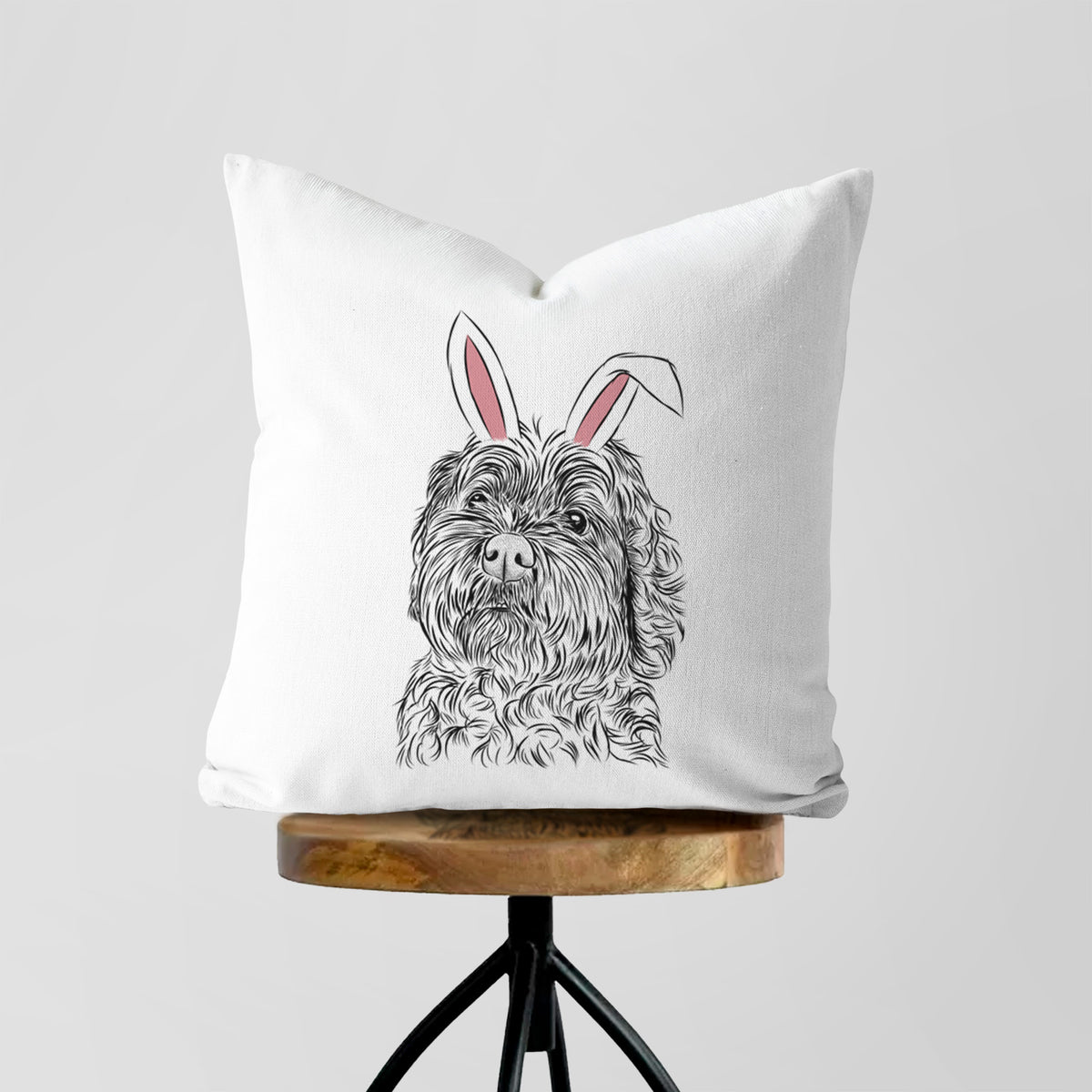 Maggie Girl the Cockapoo - Throw Pillow Cover