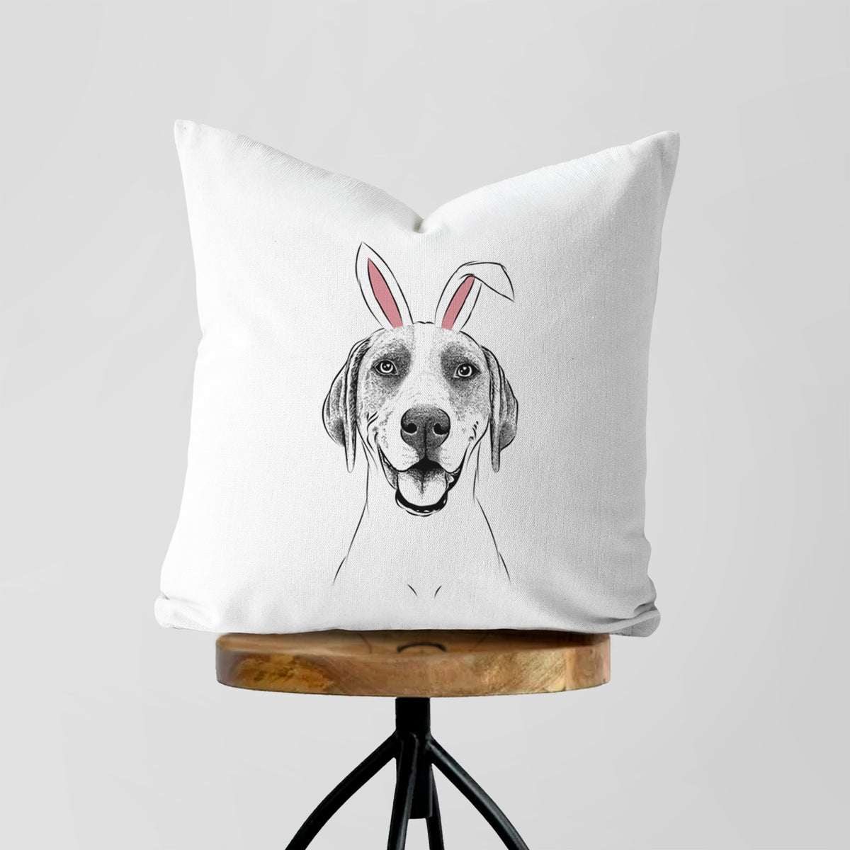 Maggie the Treeing Walker Coonhound - Throw Pillow Cover