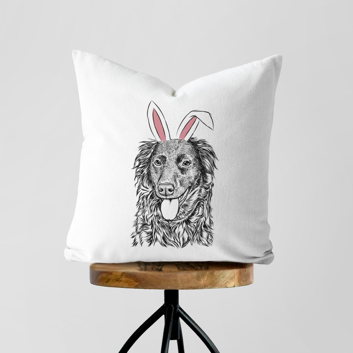 Maisie Mae the Aussiedor - Throw Pillow Cover