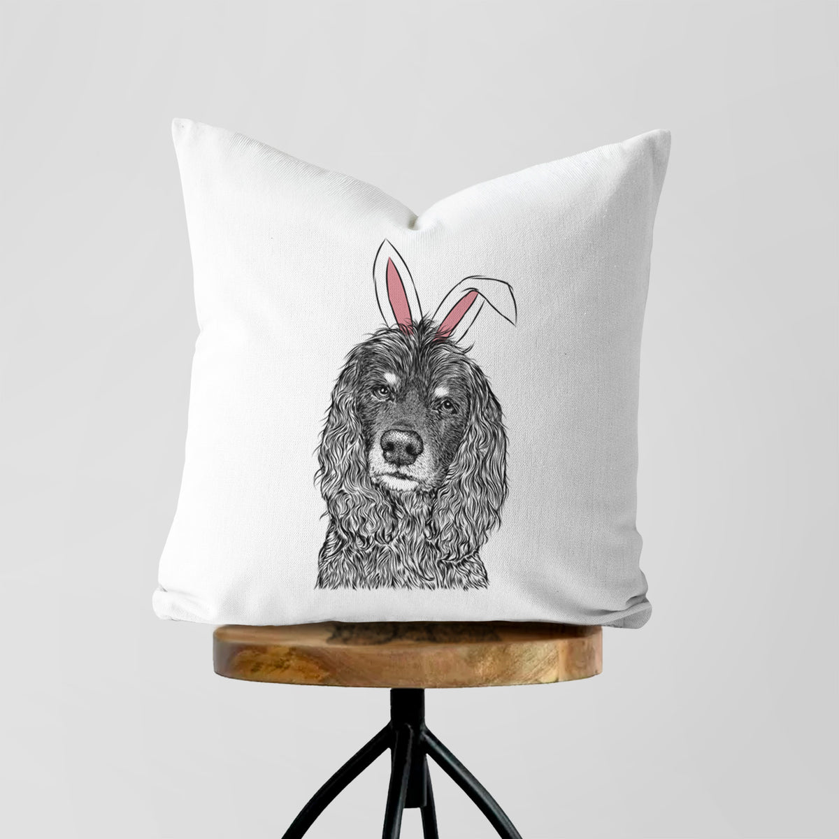 Marley Boy the American Cocker Spaniel - Throw Pillow Cover