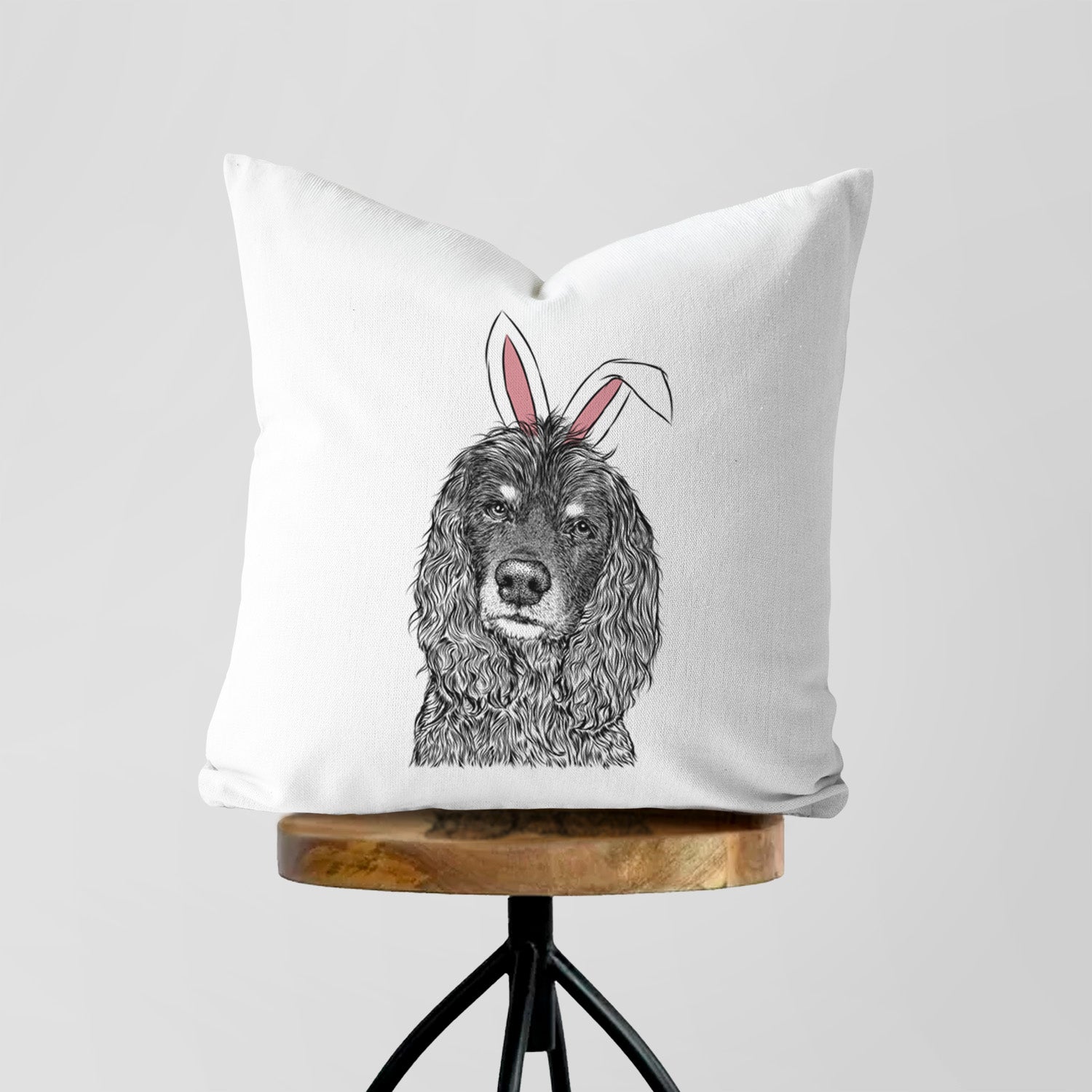 Marley Boy the American Cocker Spaniel - Throw Pillow Cover