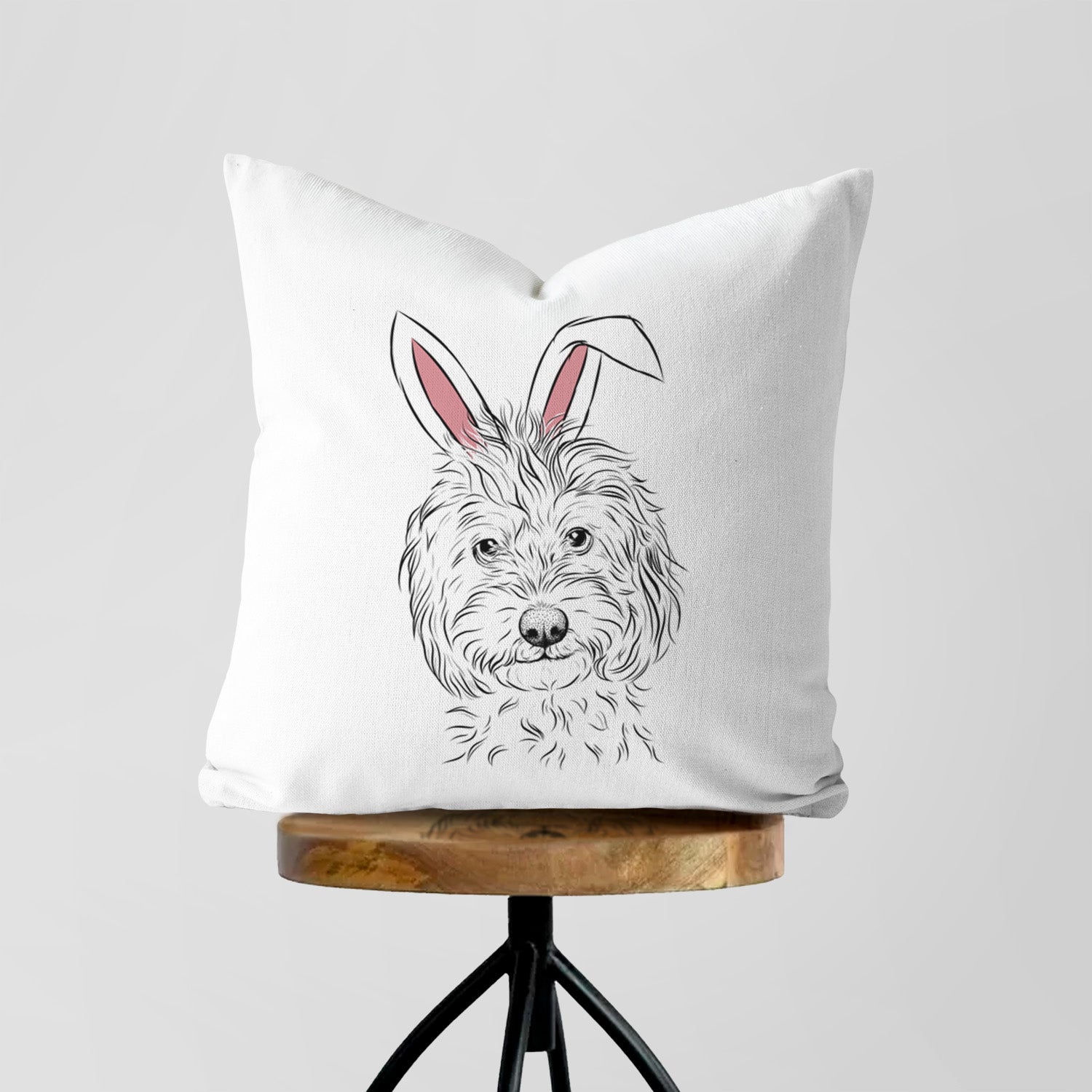 Mason the Cavapoo - Throw Pillow Cover