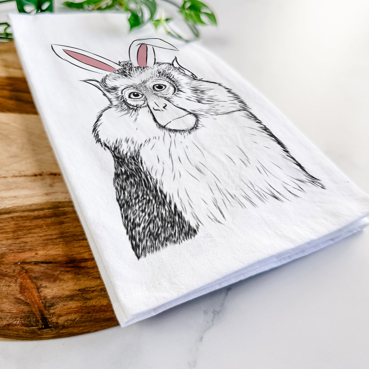 Matata the Mona Monkey Tea Towel