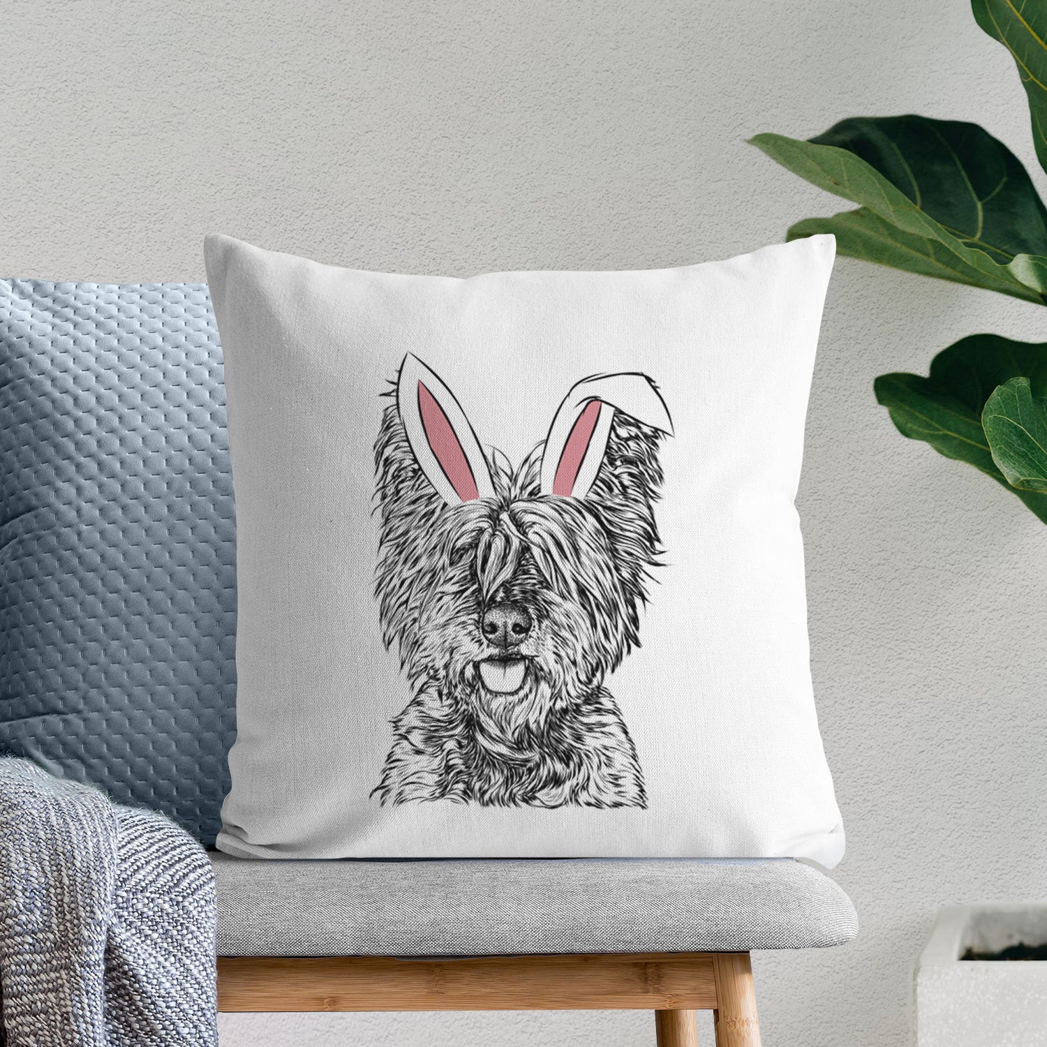McDuff the Cairn Terrier - Throw Pillow Cover