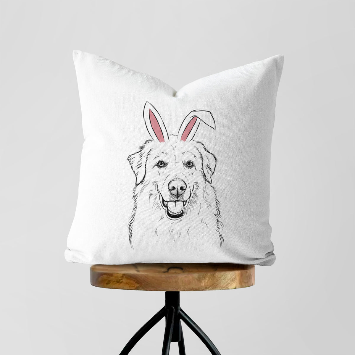 Meg the Great Pyrenees - Throw Pillow Cover