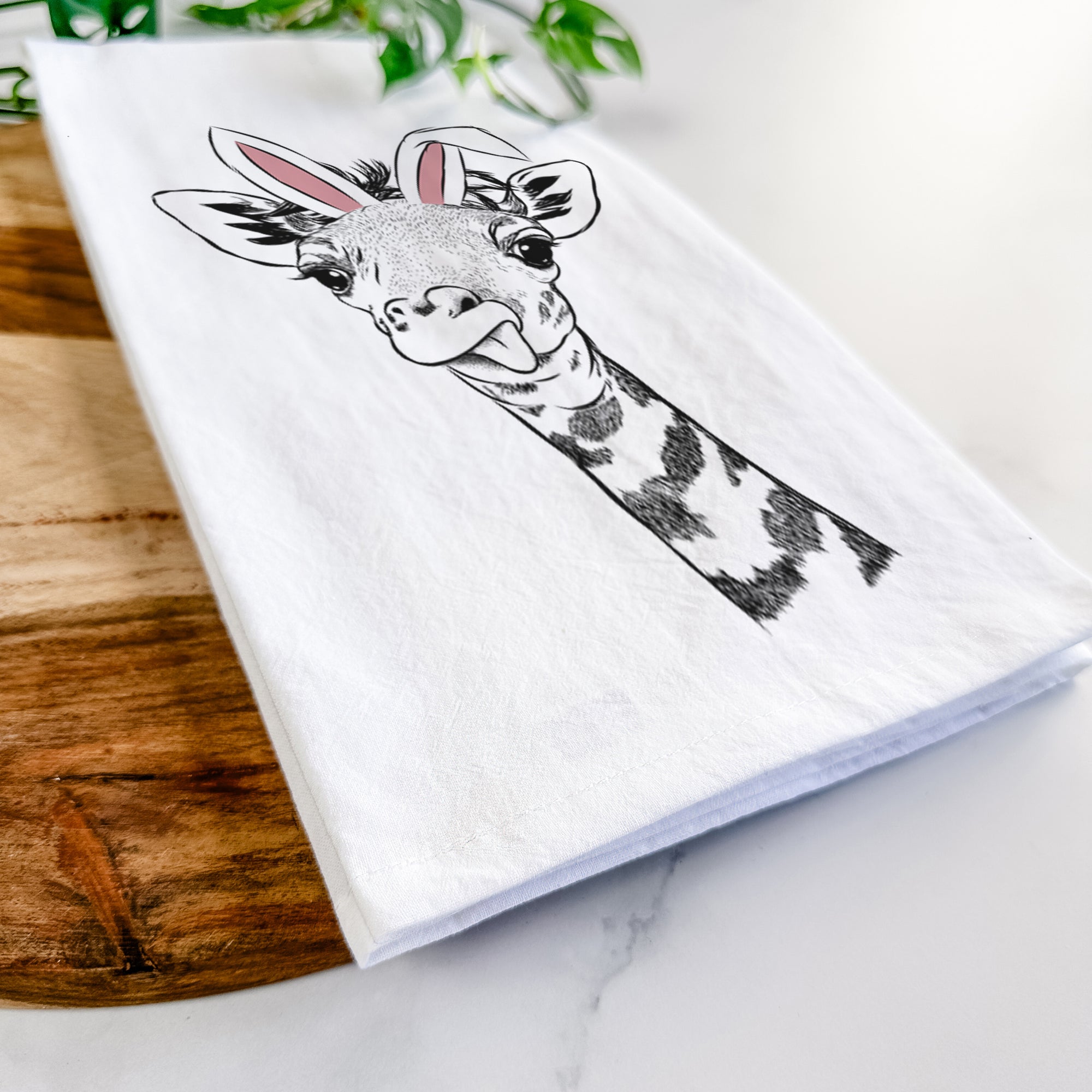 Mel the Baby Giraffe Tea Towel