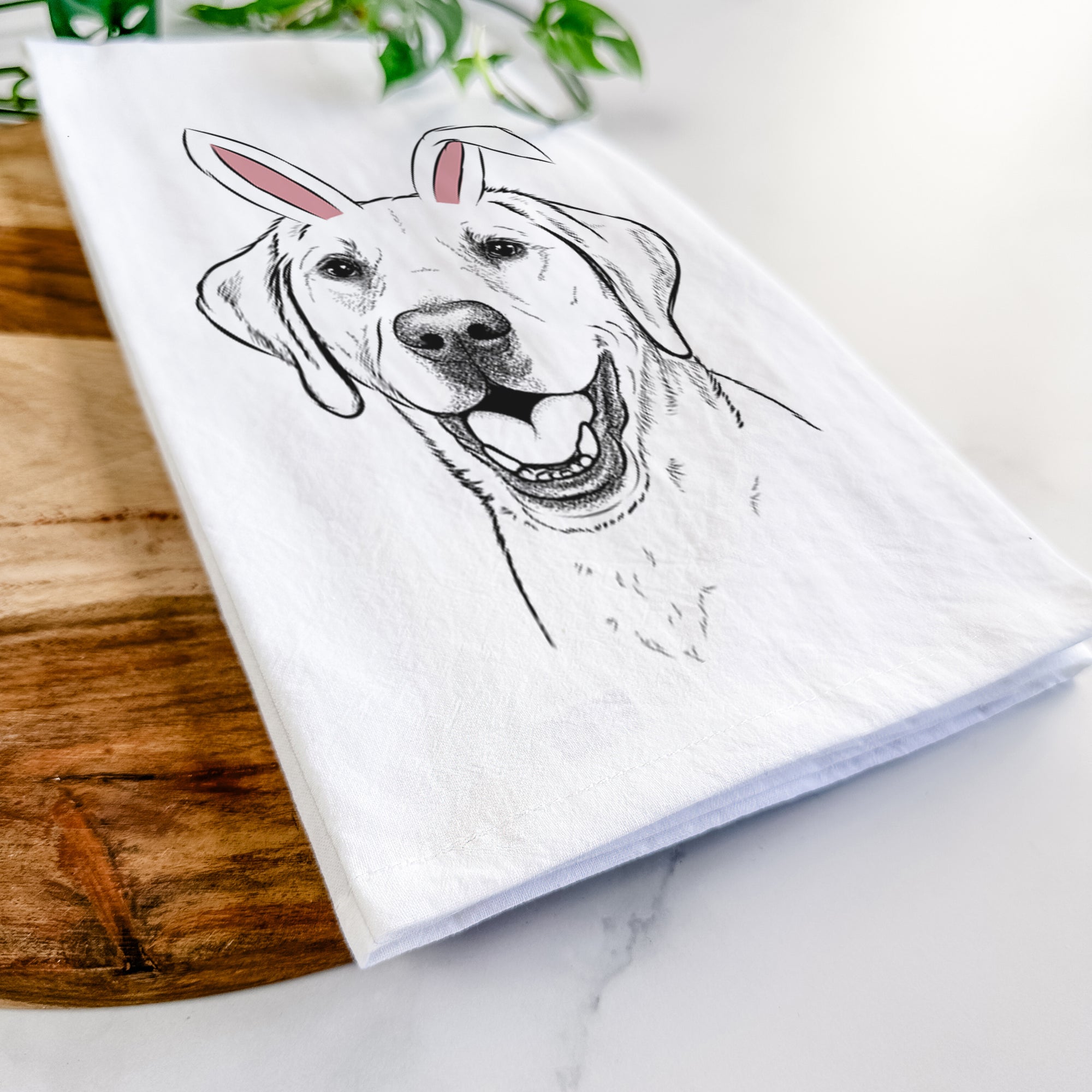 Nate the Labrador Retriever Tea Towel