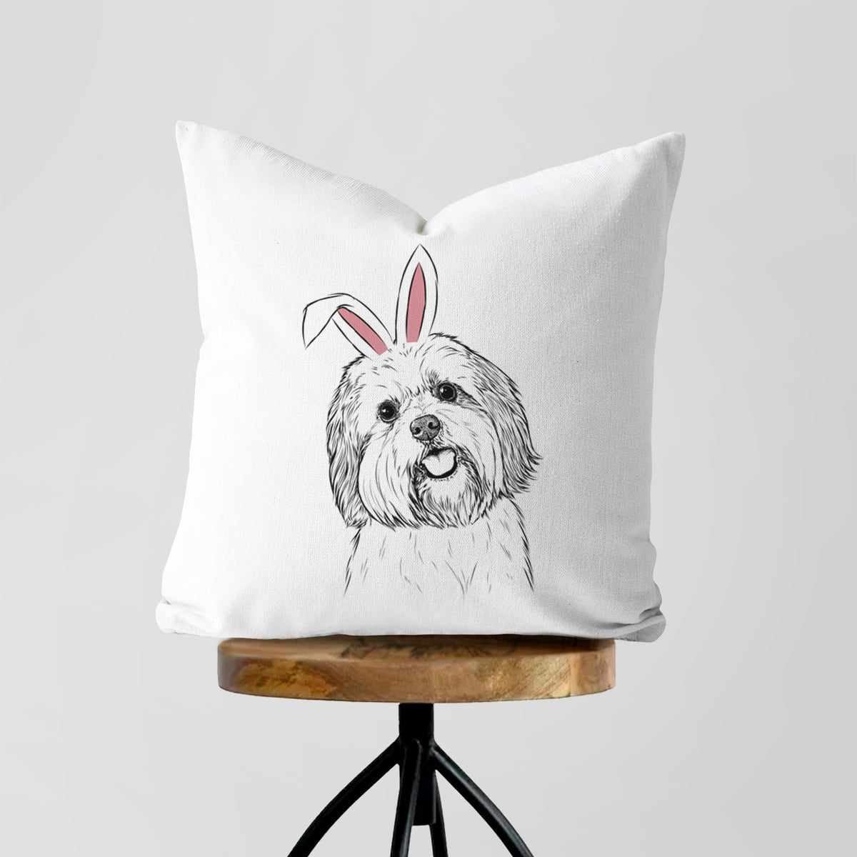 Nikka the Lowchen - Throw Pillow Cover