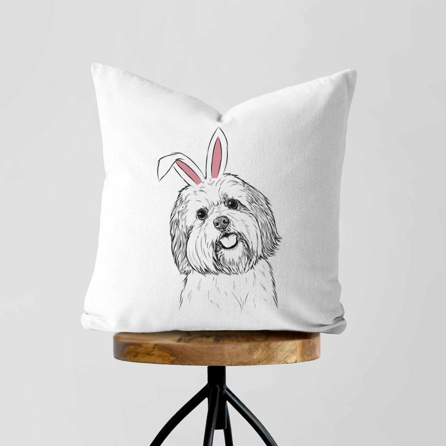 Nikka the Lowchen - Throw Pillow Cover