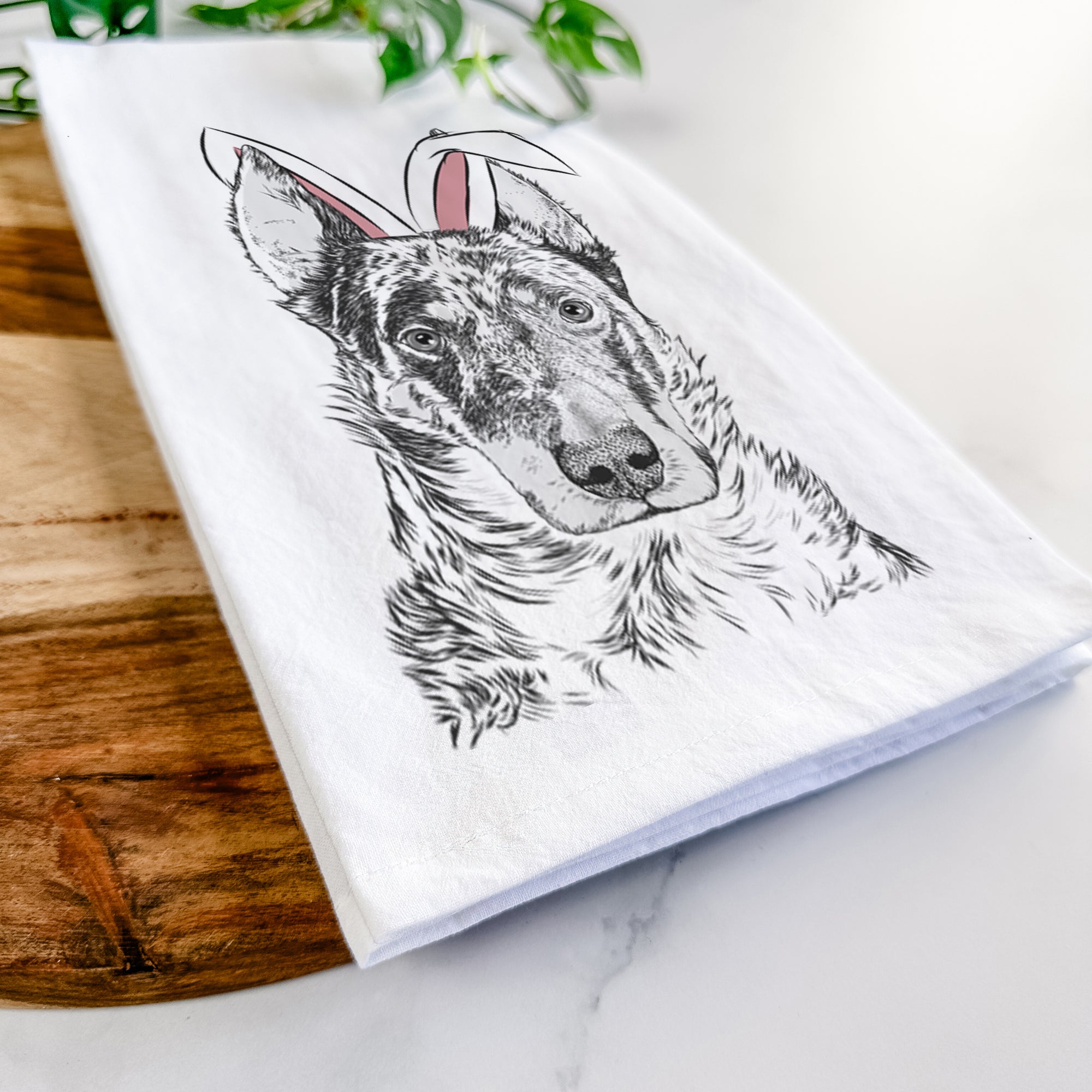 Nori the Beauceron Tea Towel