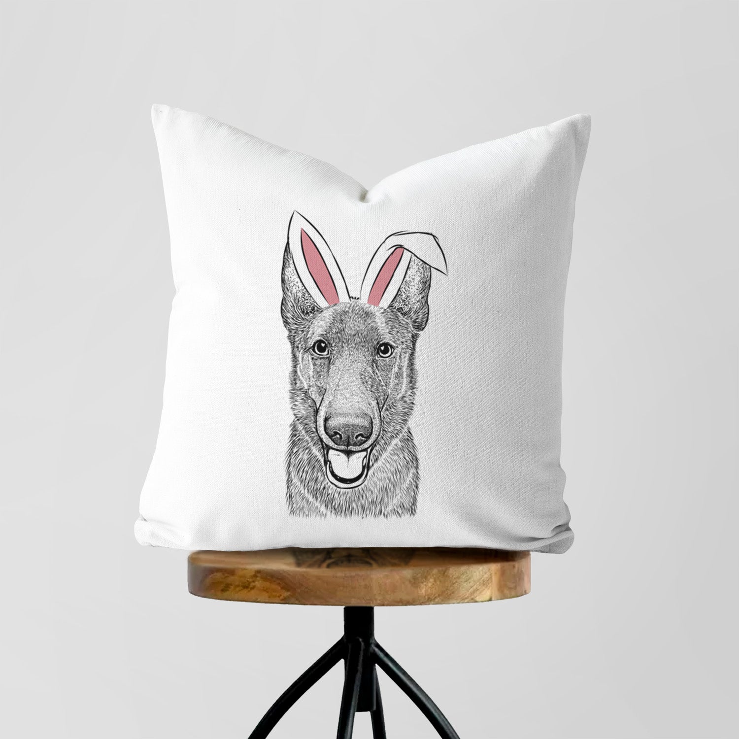 Nyx the German Shepherd - Throw Pillow Cover