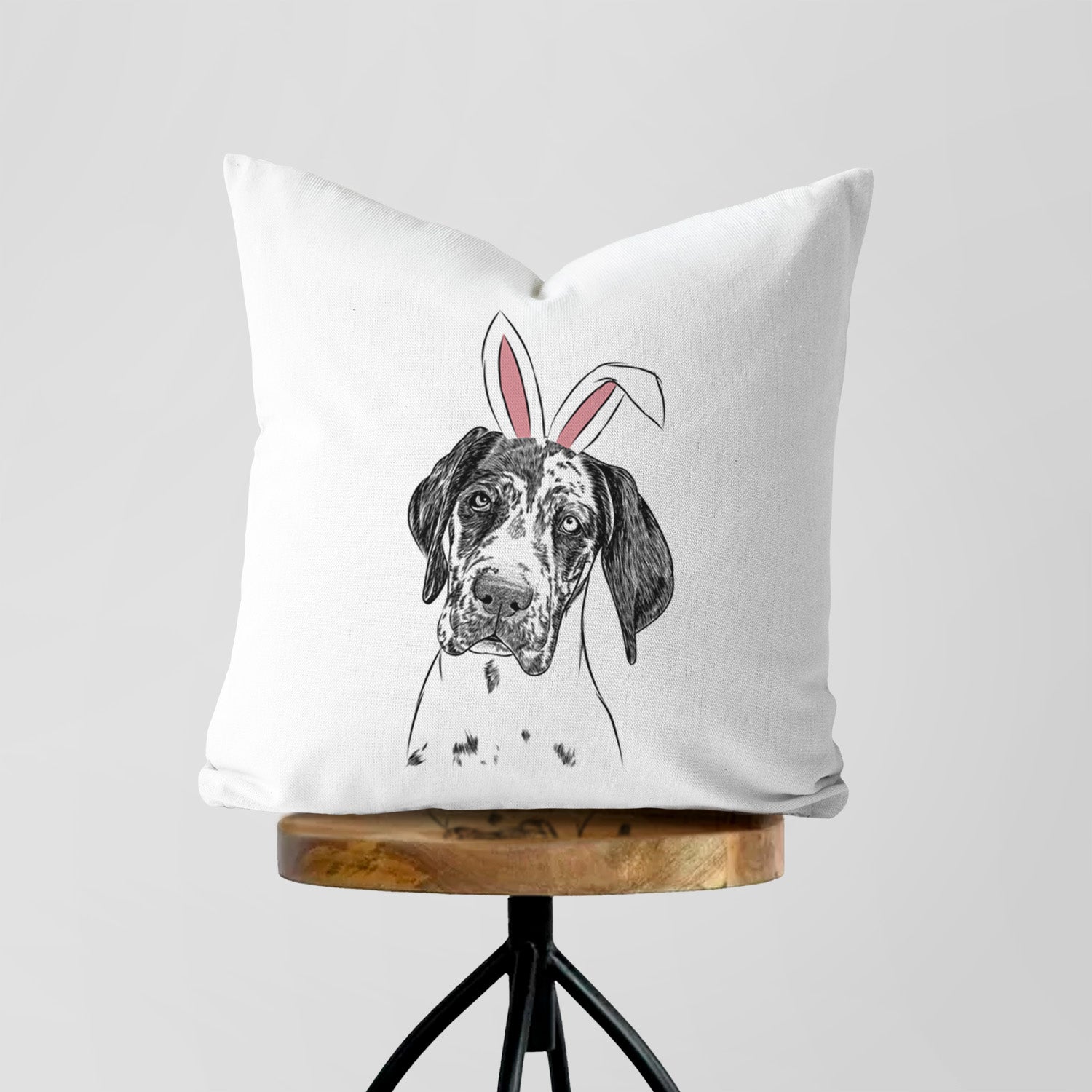 Nyx the Great Dane - Throw Pillow Cover