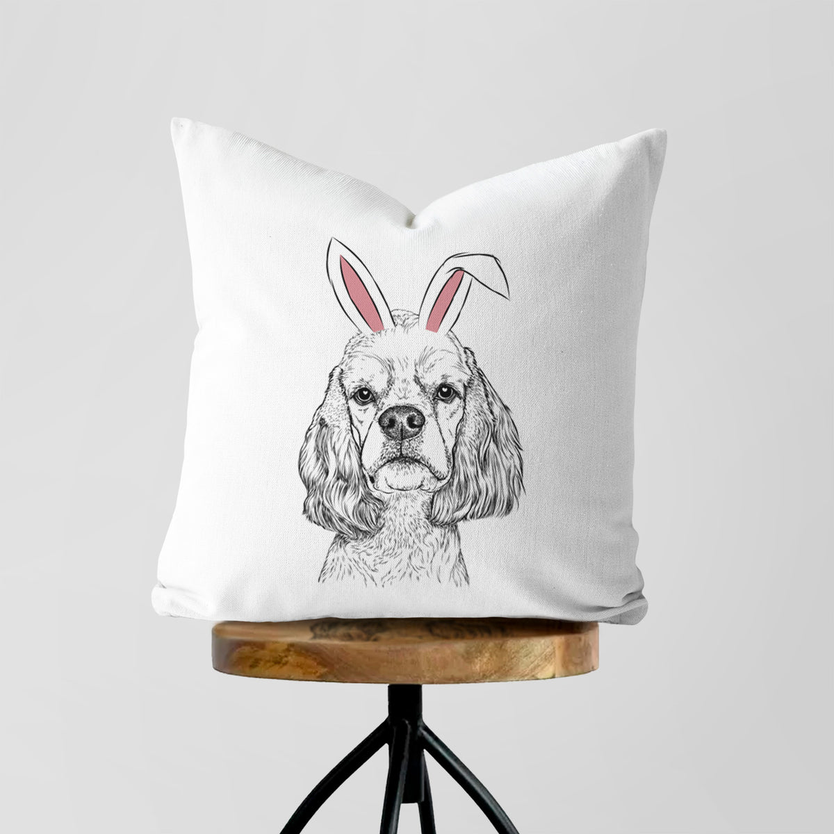 Oakley the American Cocker Spaniel - Throw Pillow Cover