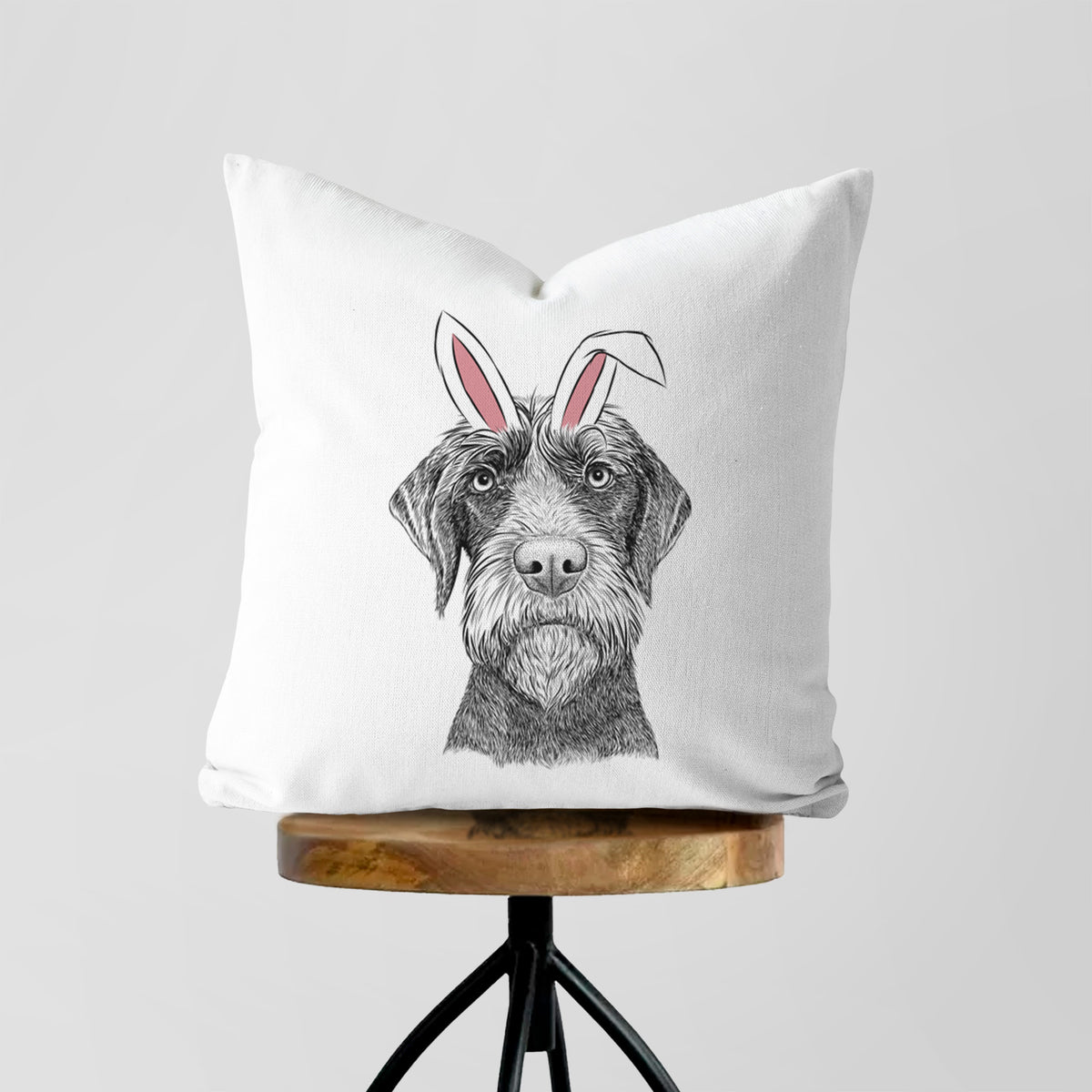 Oakley the Pudelpointer - Throw Pillow Cover
