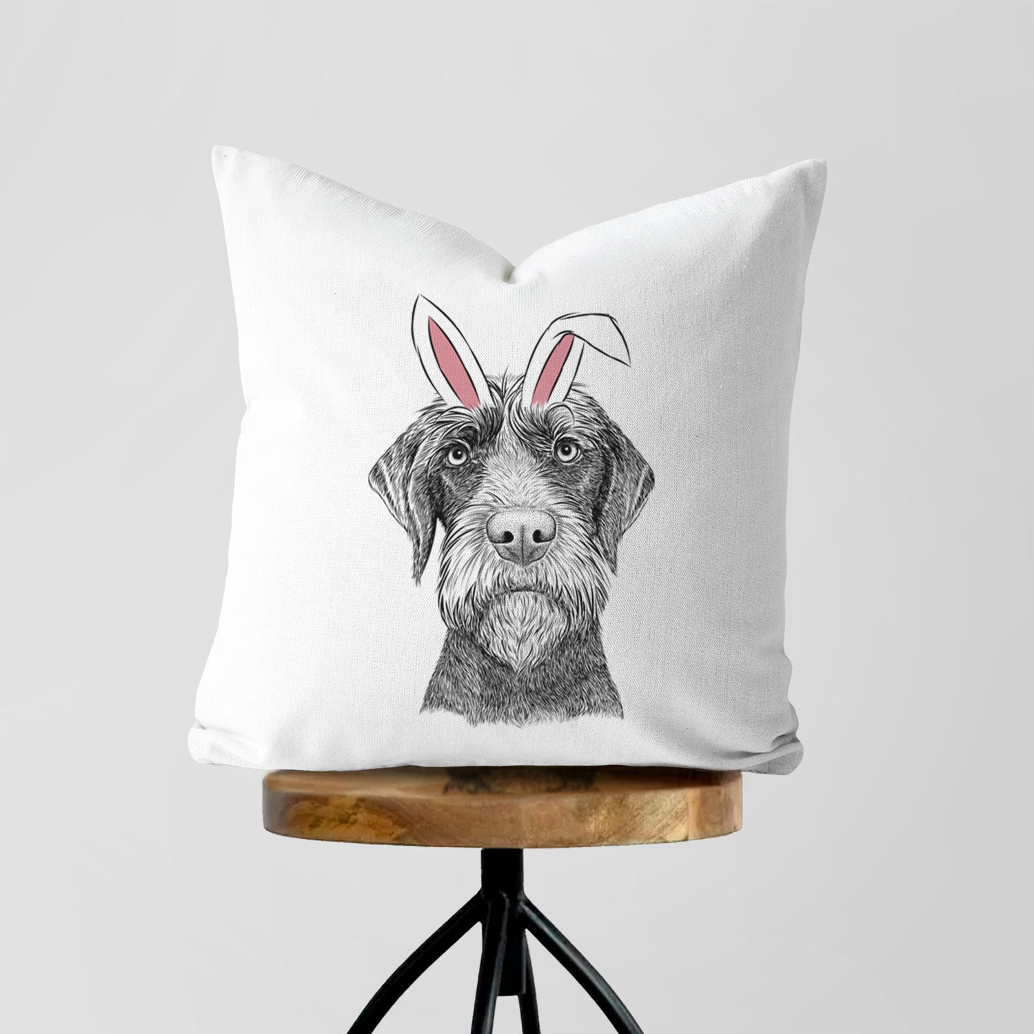 Oakley the Pudelpointer - Throw Pillow Cover