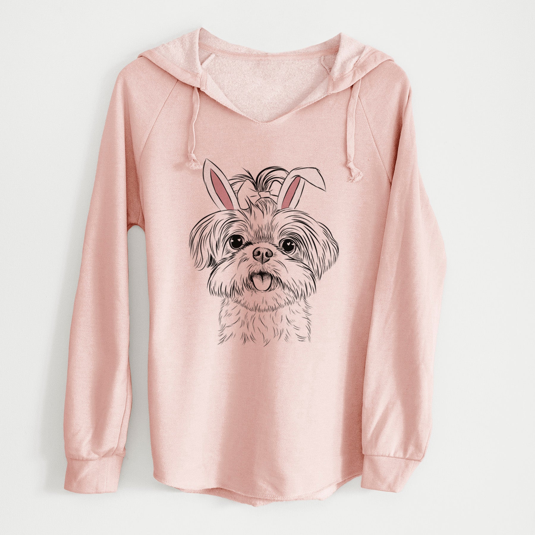 Easter Pebbles the Shorkie - Cali Wave Hooded Sweatshirt