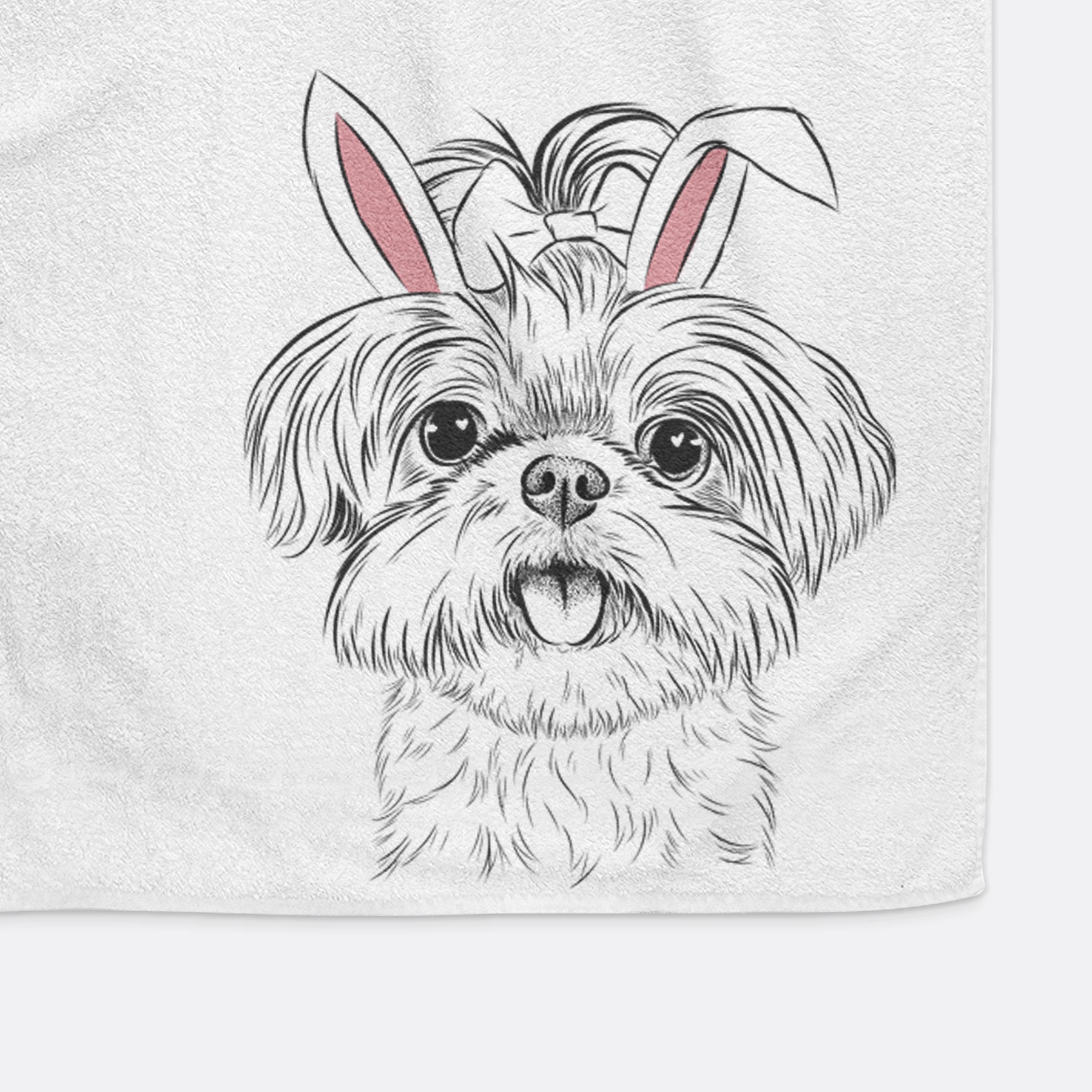 Pebbles the Shorkie Premium Hand Towel