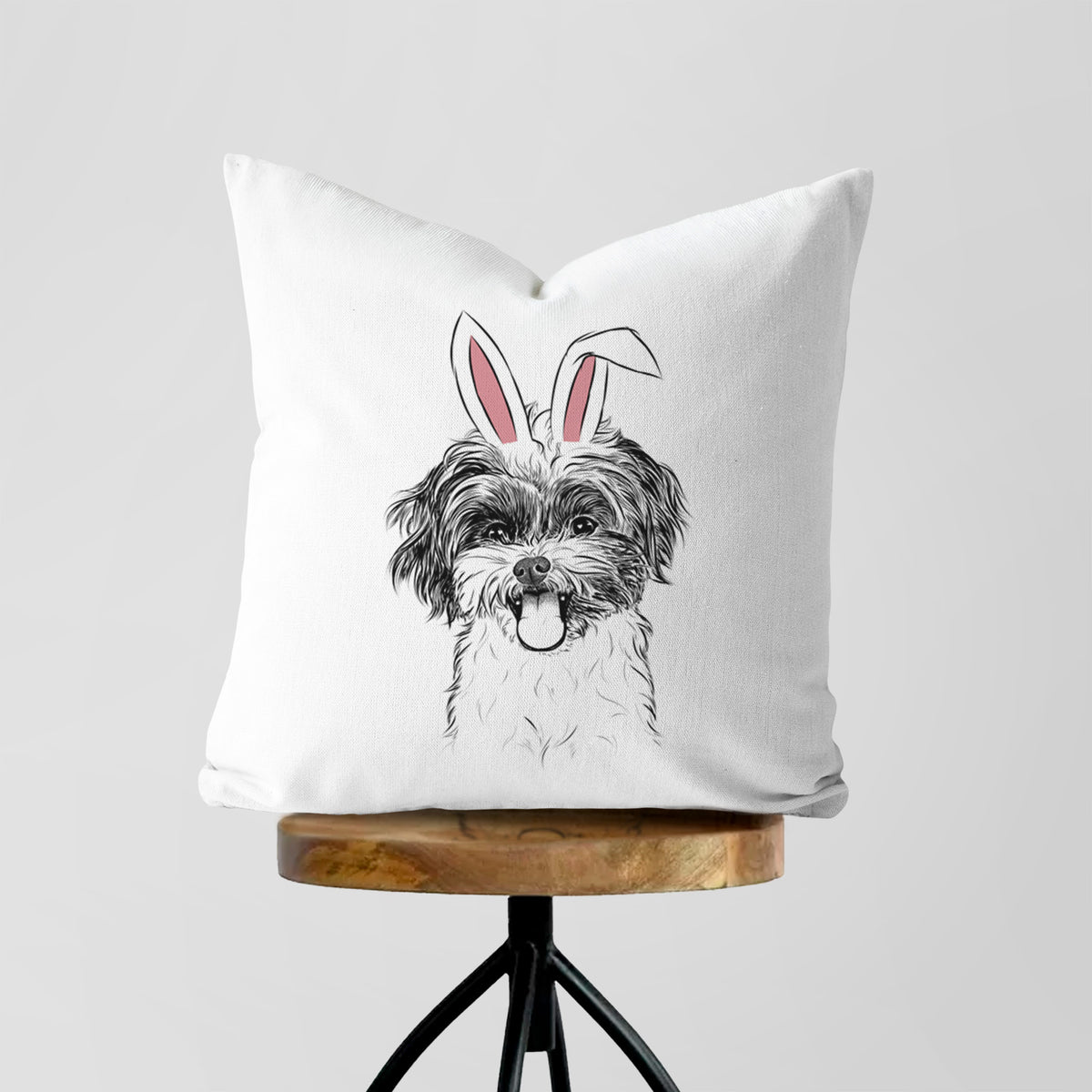 Pepper the Shihpoo - Throw Pillow Cover